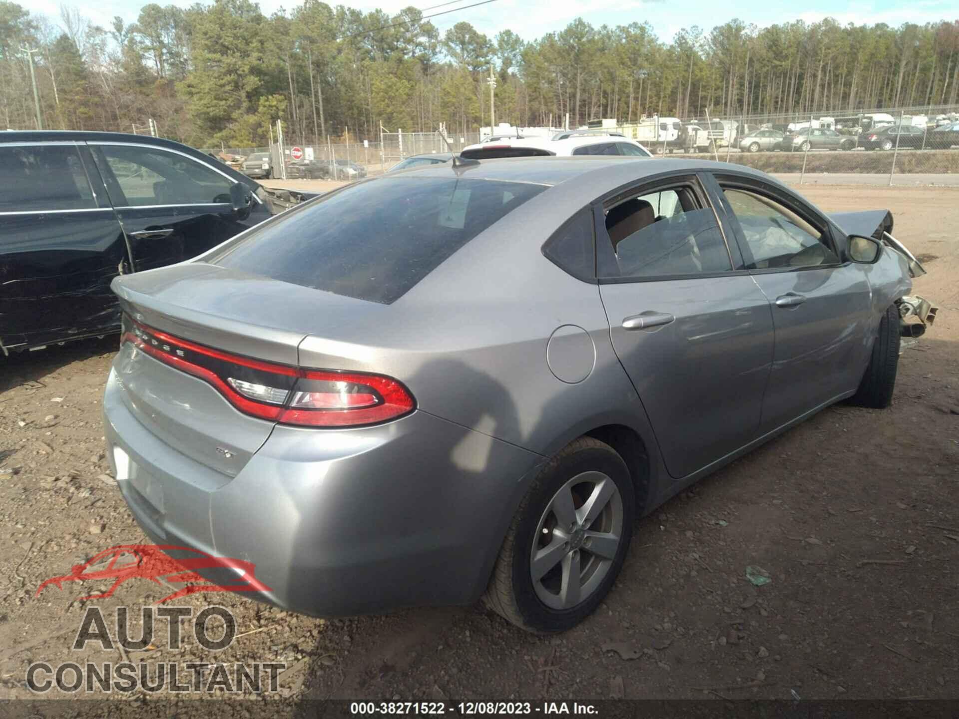 DODGE DART 2015 - 1C3CDFBBXFD309242