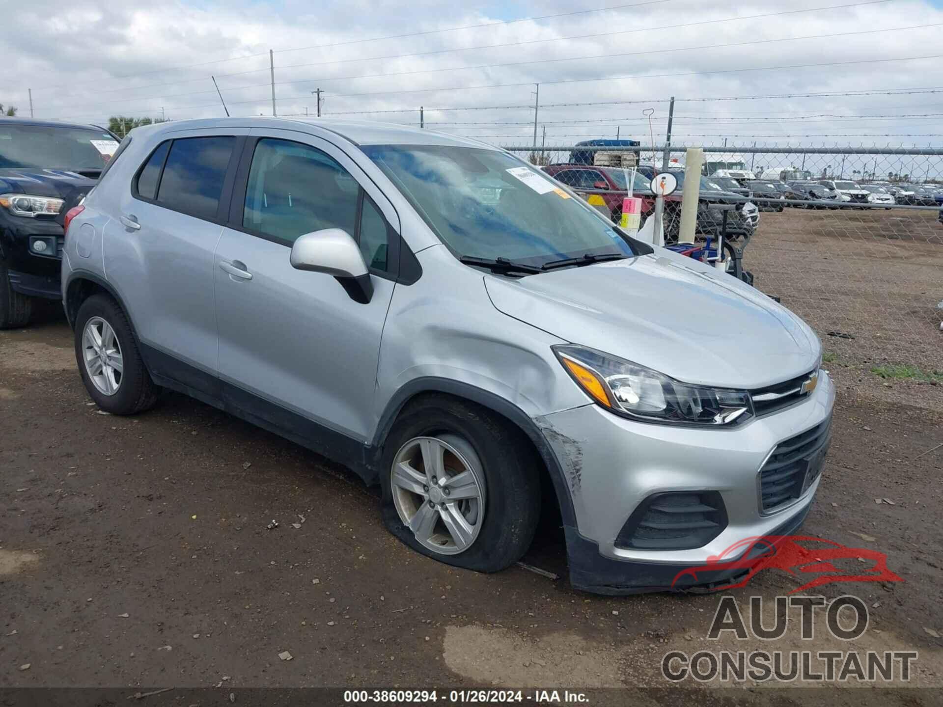 CHEVROLET TRAX 2020 - 3GNCJKSBXLL165444