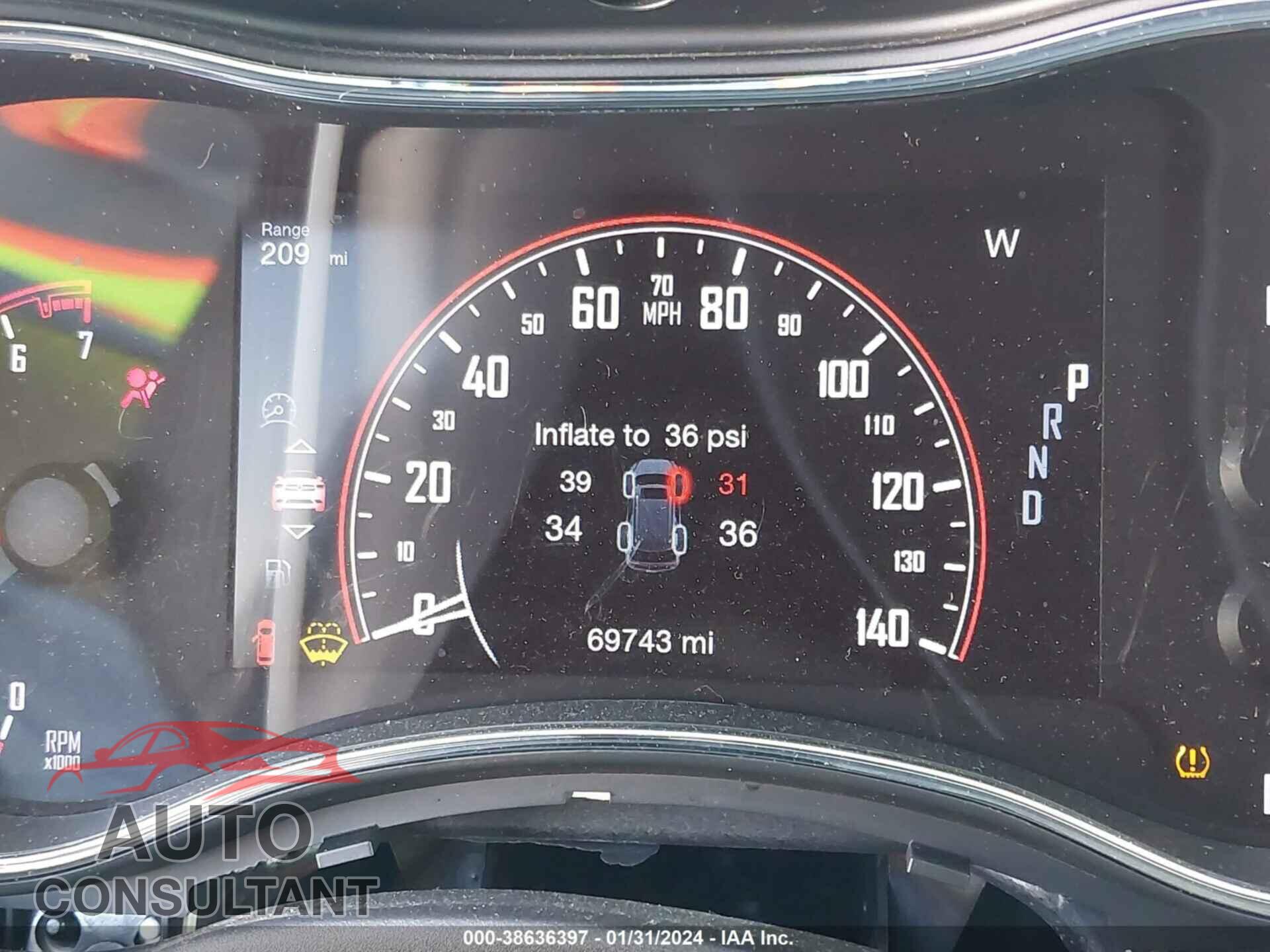 DODGE DURANGO 2018 - 1C4RDHAG3JC114385