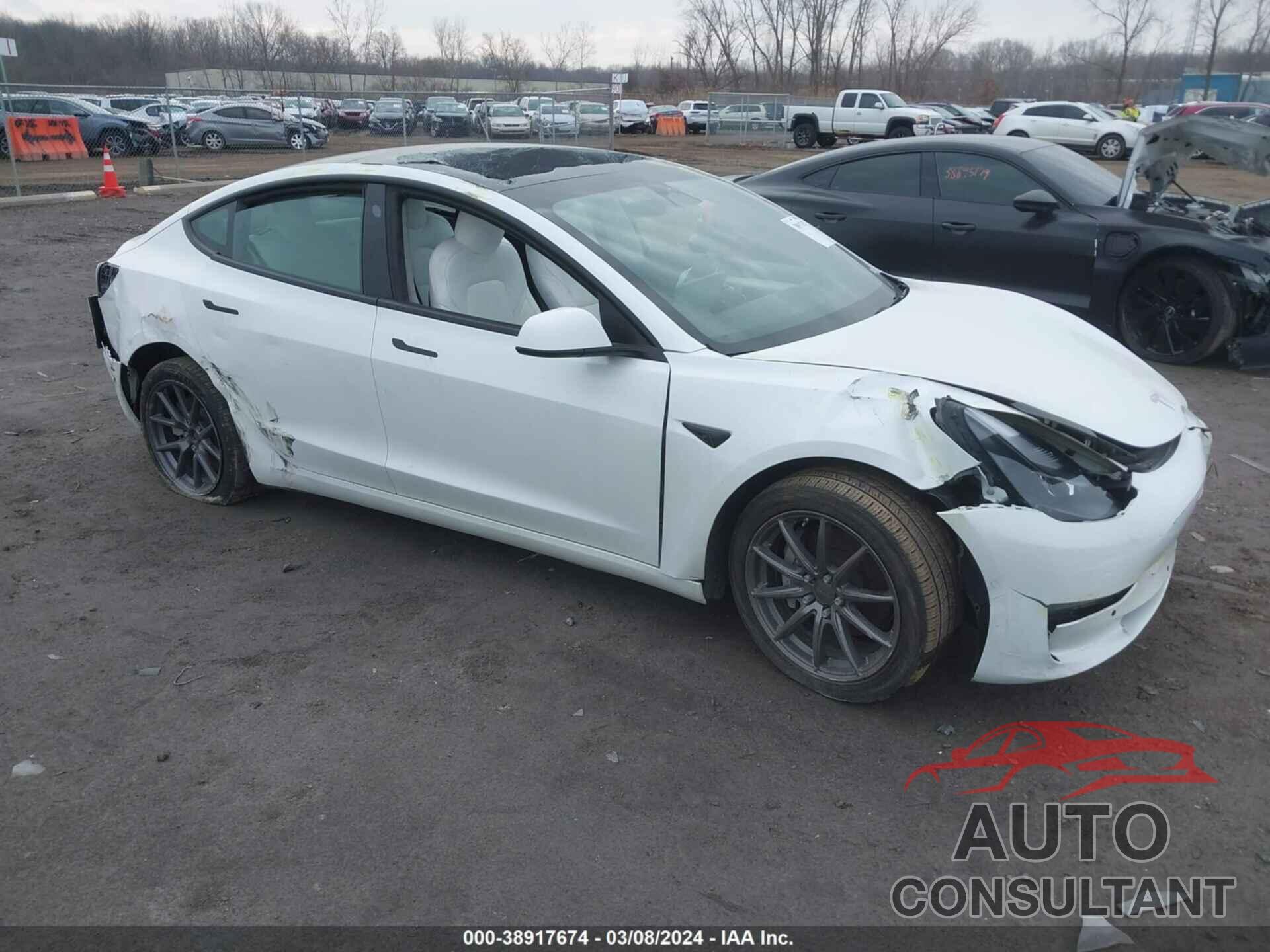 TESLA MODEL 3 2022 - 5YJ3E1EB8NF249265