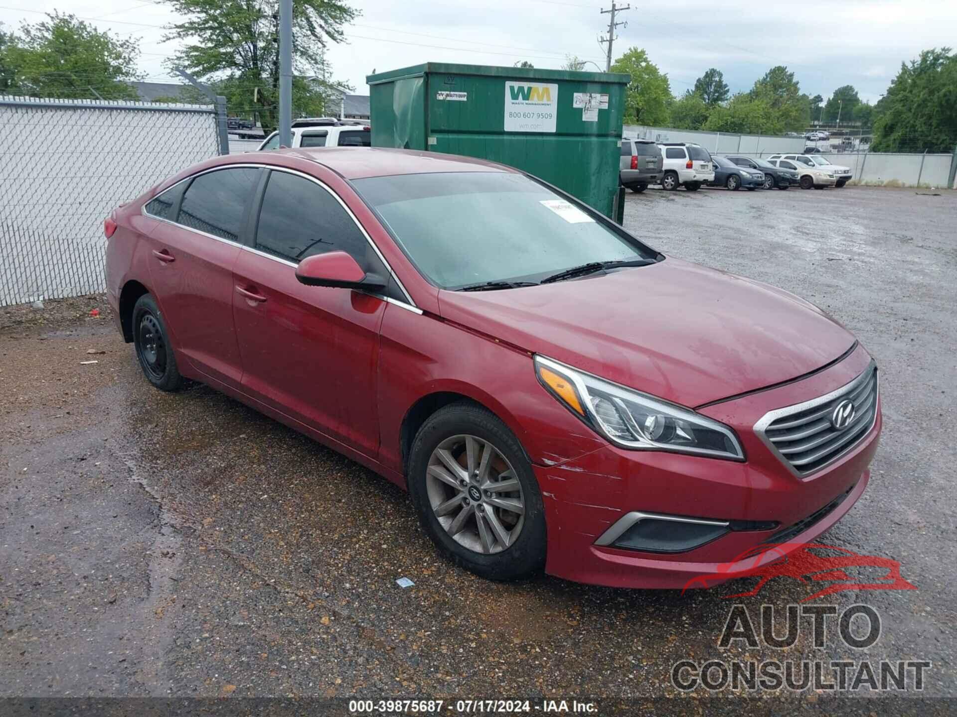 HYUNDAI SONATA 2016 - 5NPE24AF8GH269953