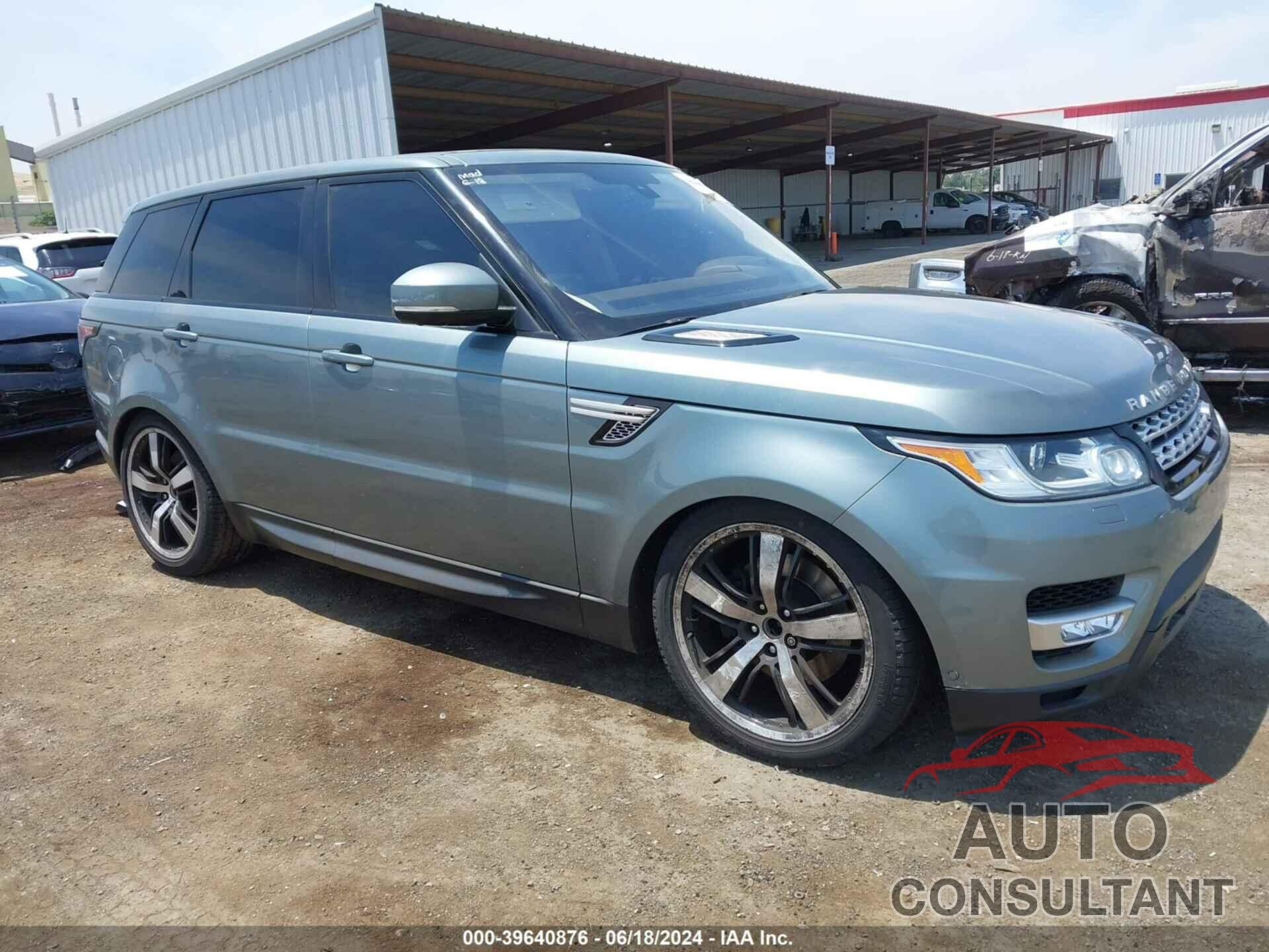 LAND ROVER RANGE ROVER SPORT 2016 - SALWR2VF1GA555142