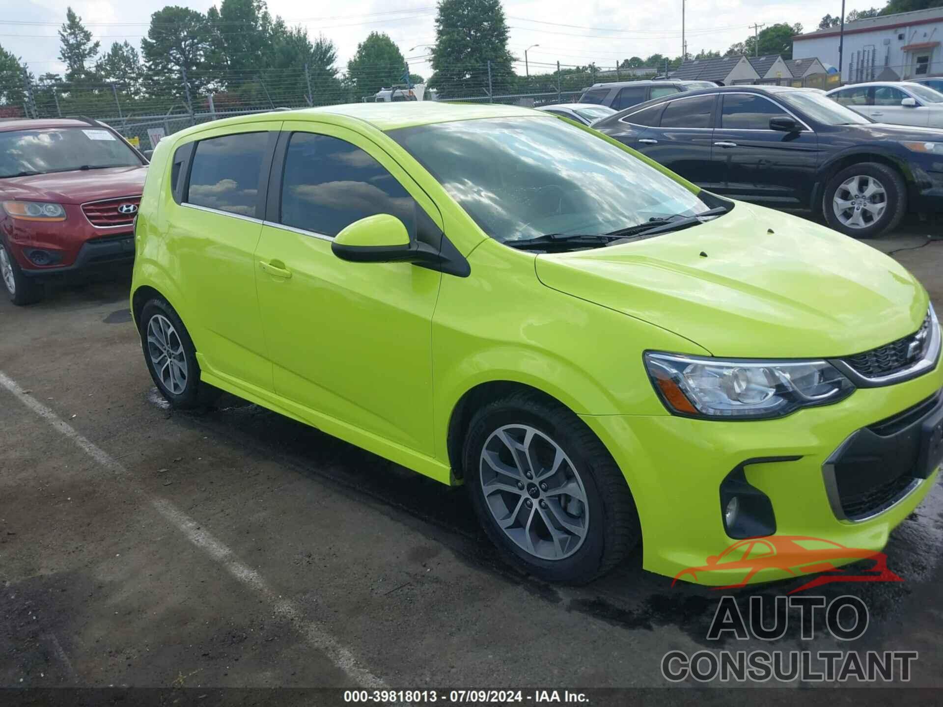 CHEVROLET SONIC 2019 - 1G1JD6SB2K4133874