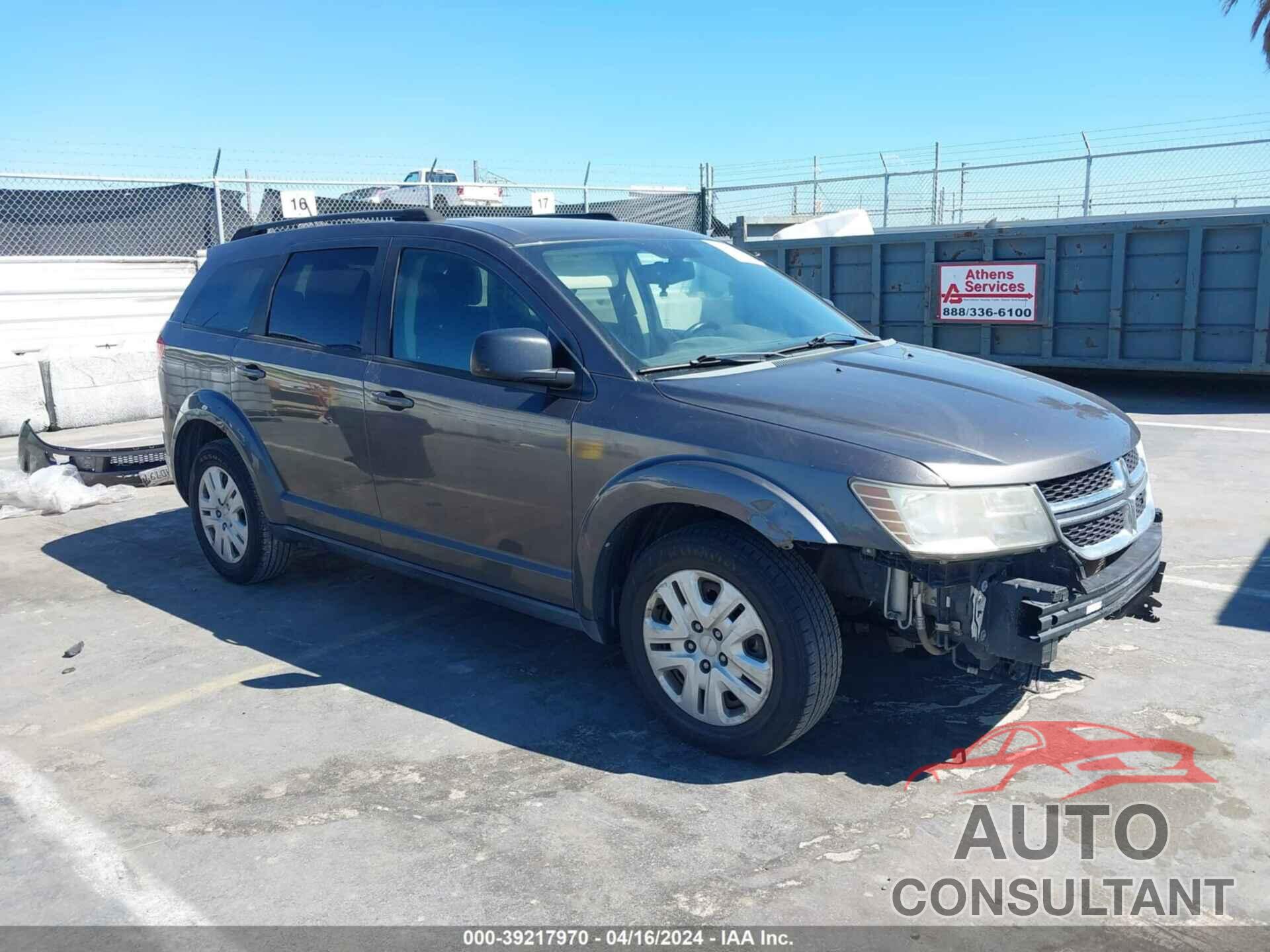 DODGE JOURNEY 2016 - 3C4PDCABXGT199298