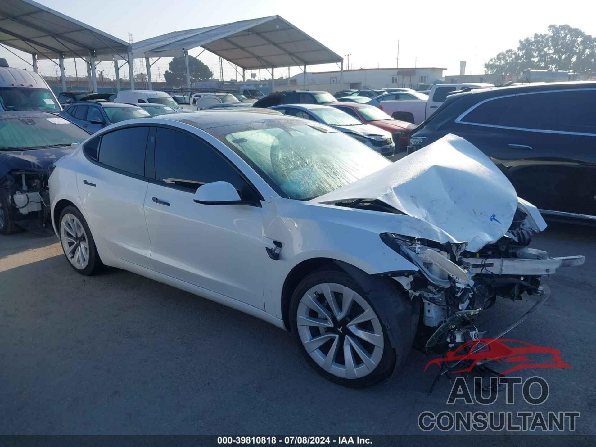 TESLA MODEL 3 2022 - 5YJ3E1EA5NF189906