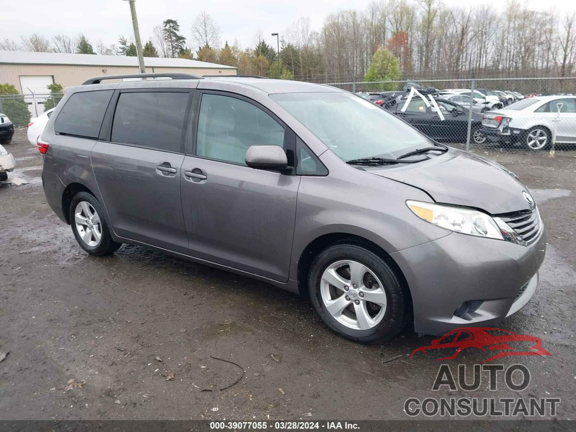 TOYOTA SIENNA 2016 - 5TDKK3DC2GS726247