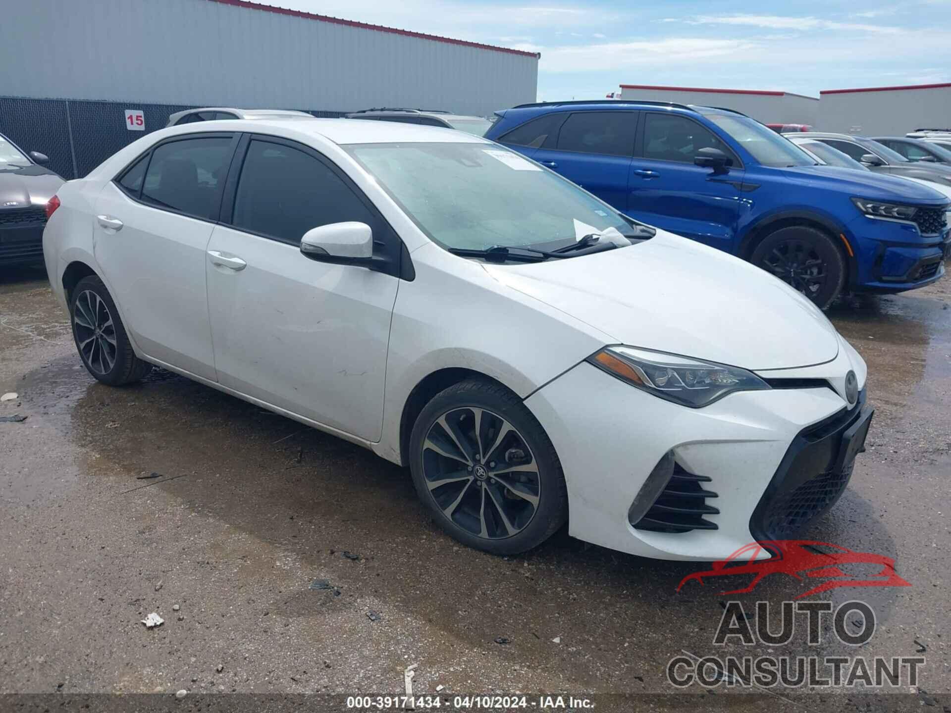 TOYOTA COROLLA 2018 - 2T1BURHE0JC015204