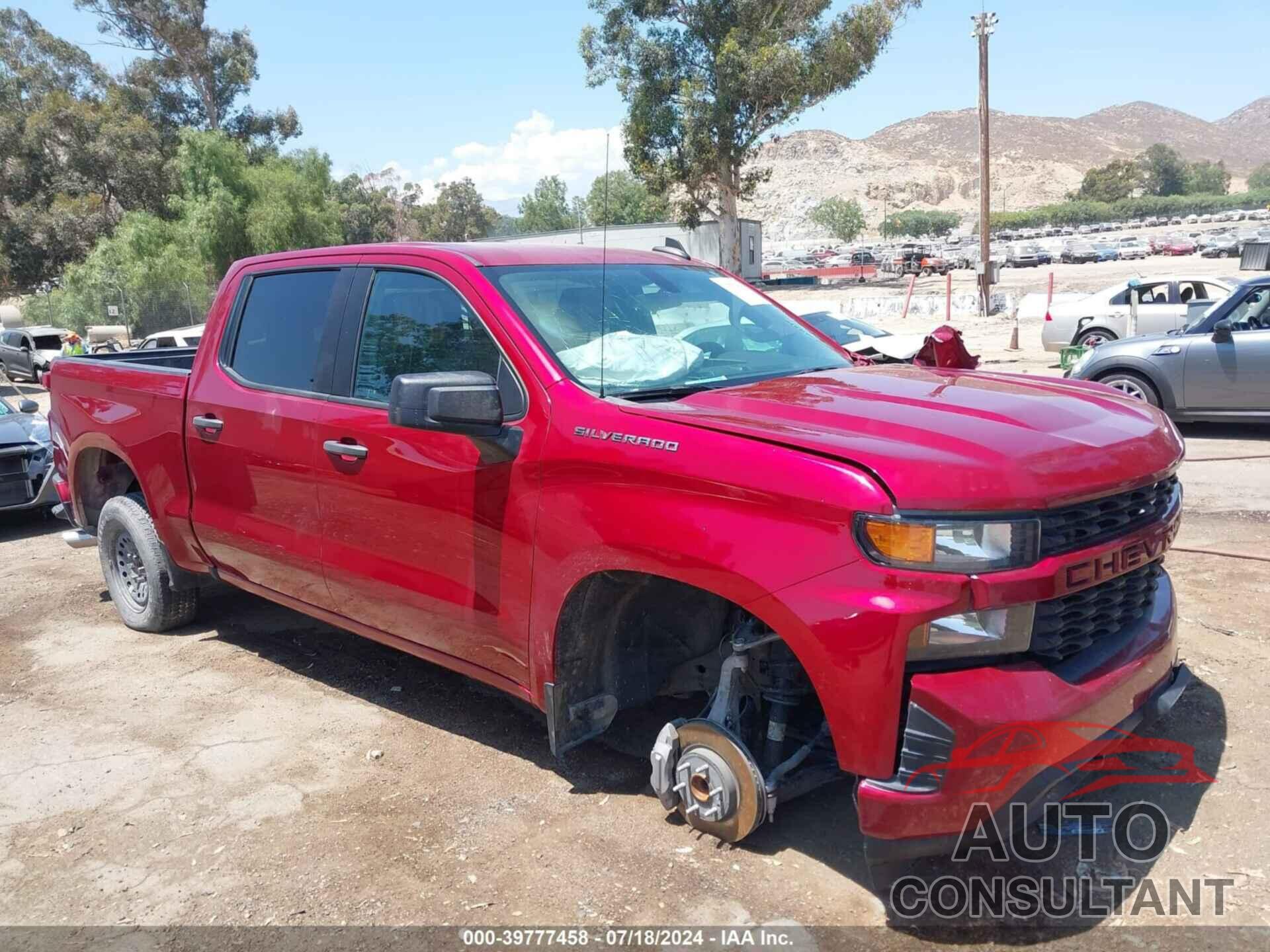 CHEVROLET SILVERADO 1500 2020 - 3GCPWBEH4LG277998