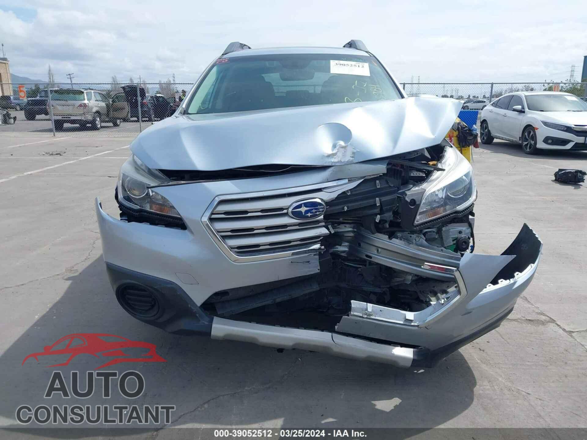 SUBARU OUTBACK 2017 - 4S4BSENC8H3324399