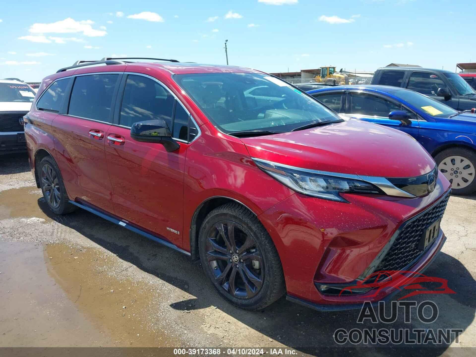 TOYOTA SIENNA 2021 - 5TDDRKEC9MS050159