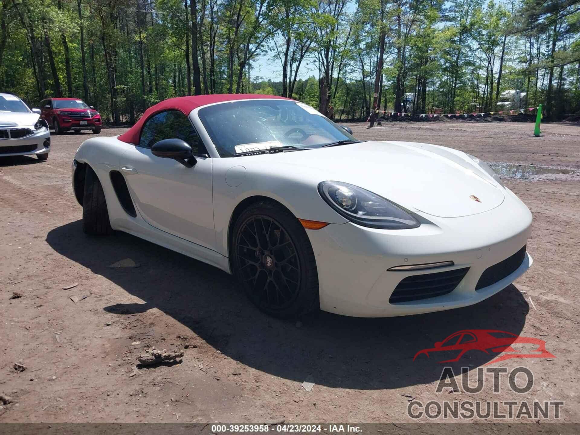 PORSCHE 718 BOXSTER 2017 - WP0CA2A8XHS221440