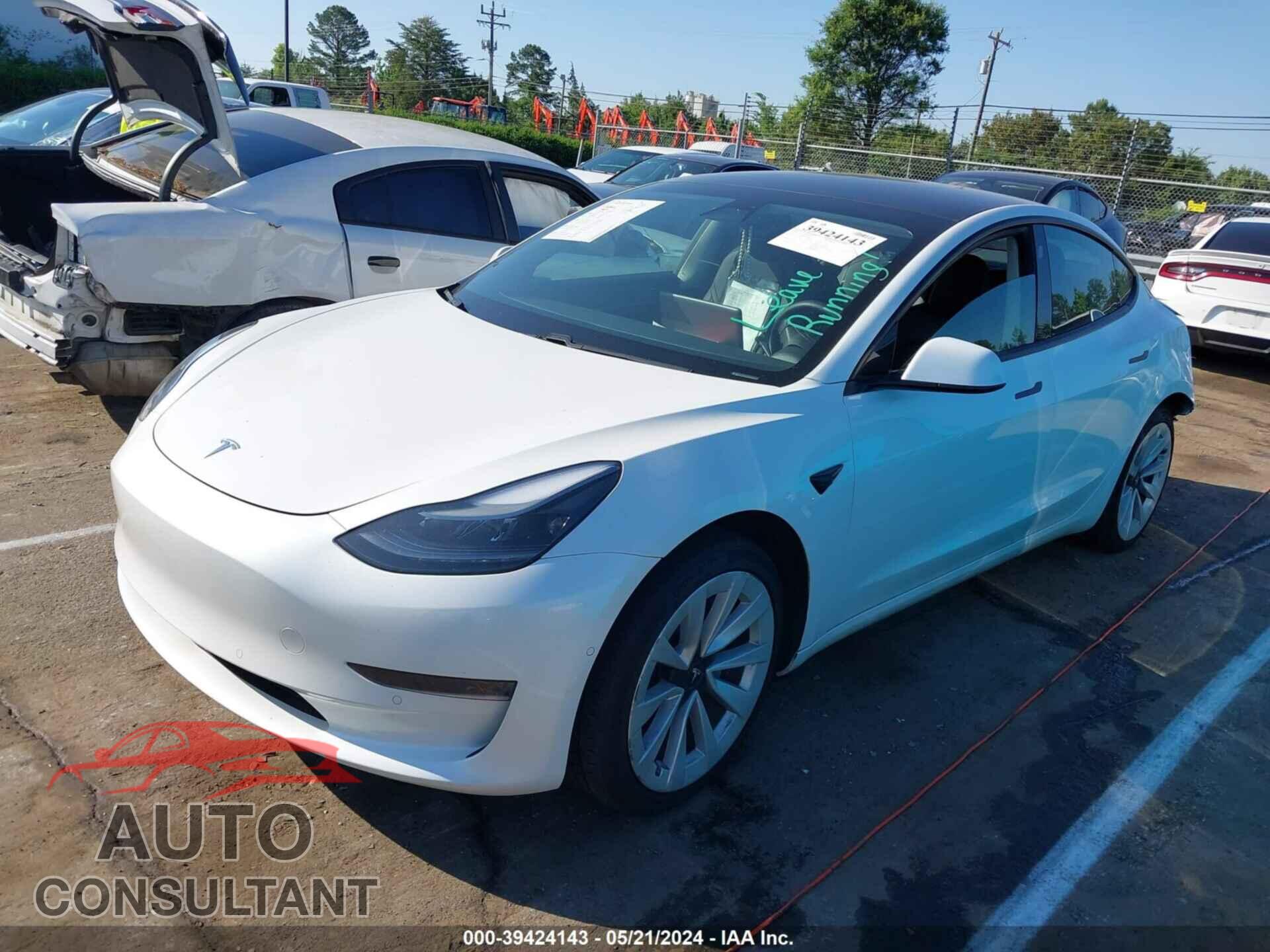TESLA MODEL 3 2021 - 5YJ3E1EA0MF918652
