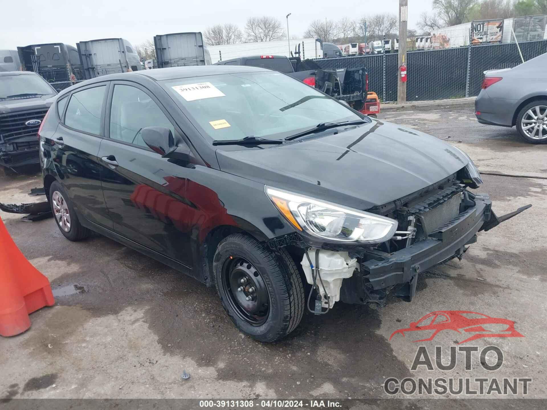 HYUNDAI ACCENT 2017 - KMHCT5AE3HU325091