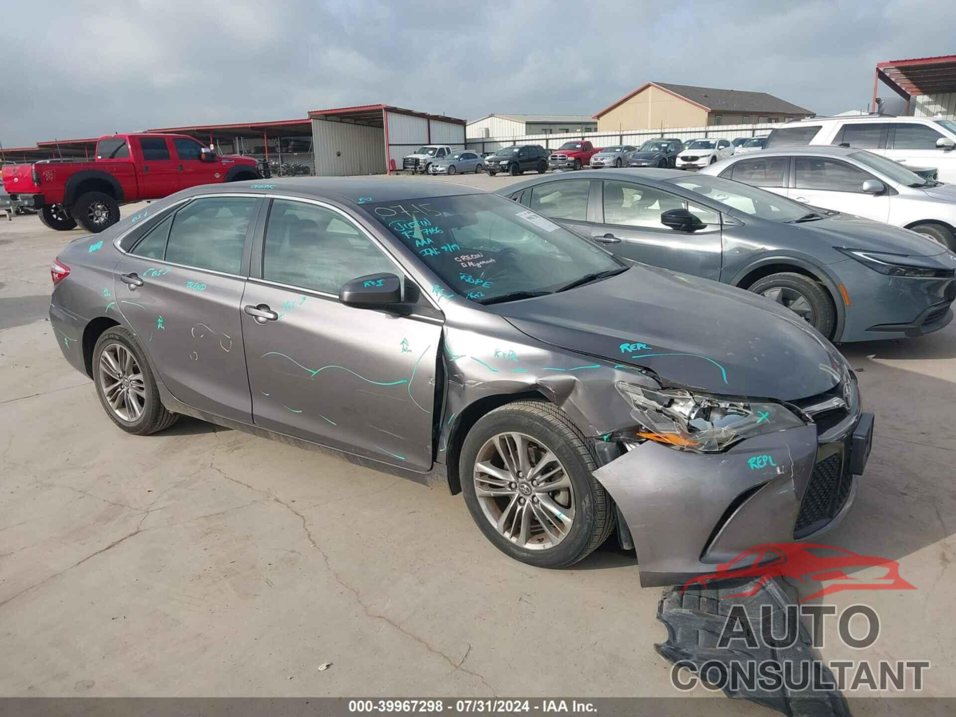 TOYOTA CAMRY 2017 - 4T1BF1FK6HU749990