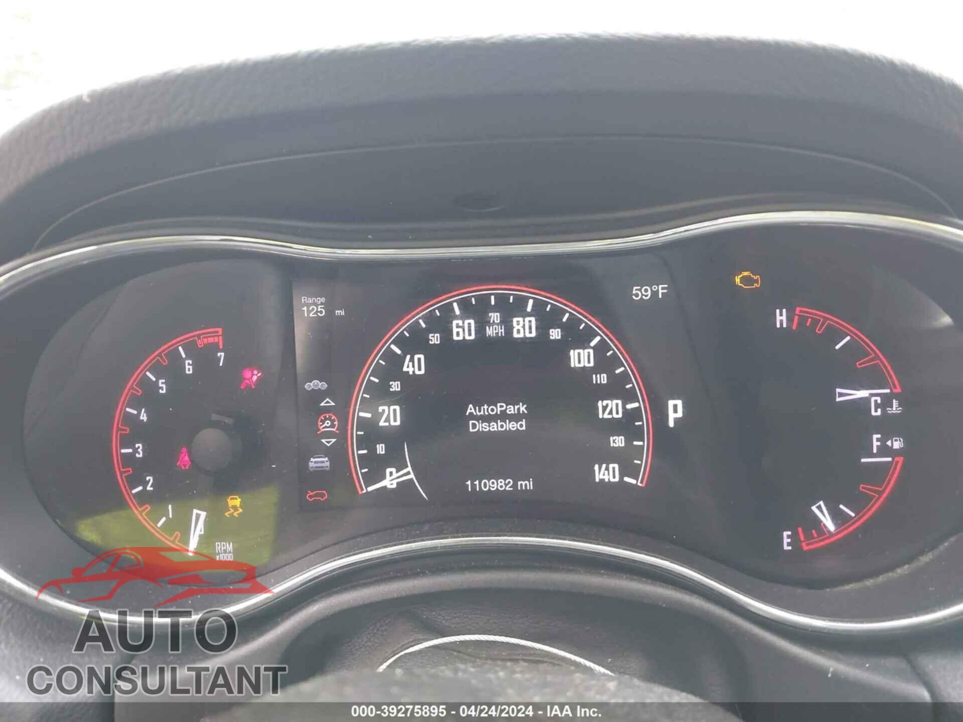 DODGE DURANGO 2017 - 1C4RDHDG6HC944400