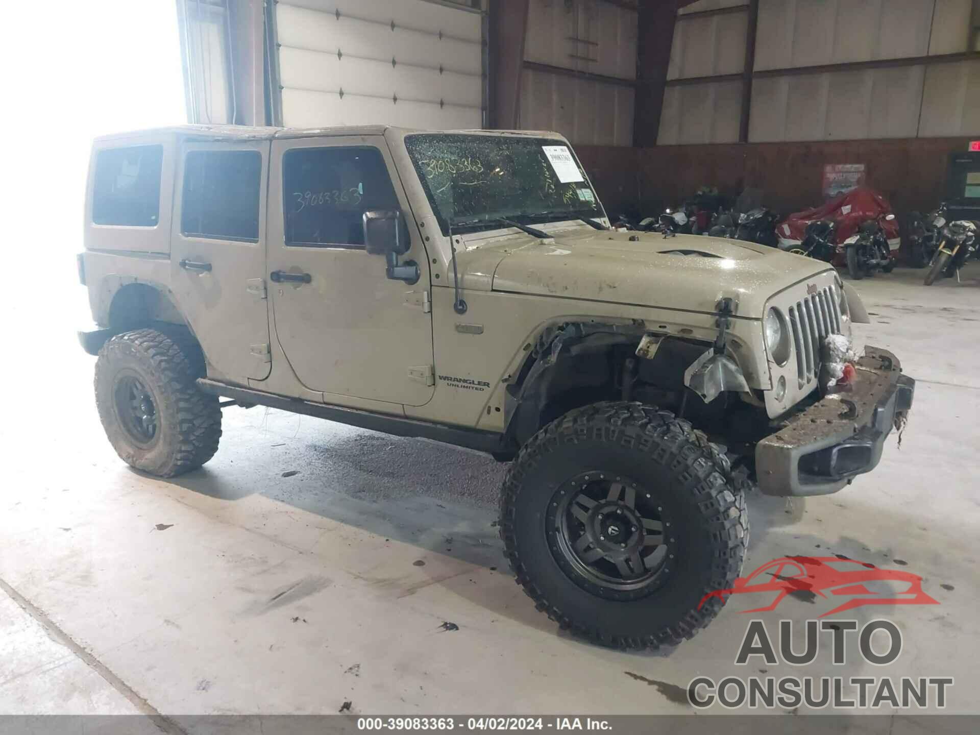 JEEP WRANGLER UNLIMITED 2016 - 1C4BJWEGXGL223508