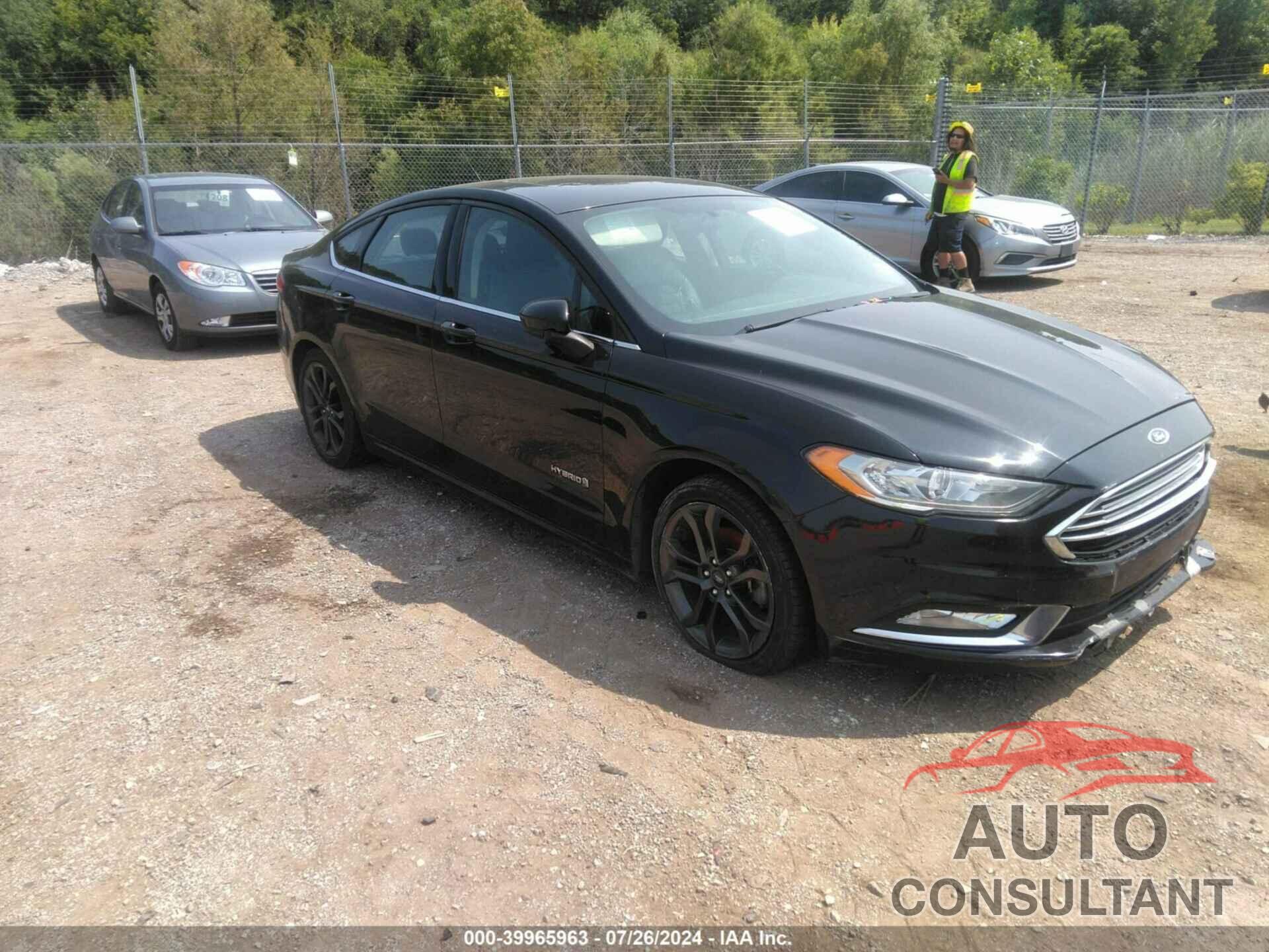 FORD FUSION HYBRID 2018 - 3FA6P0LU7JR155270