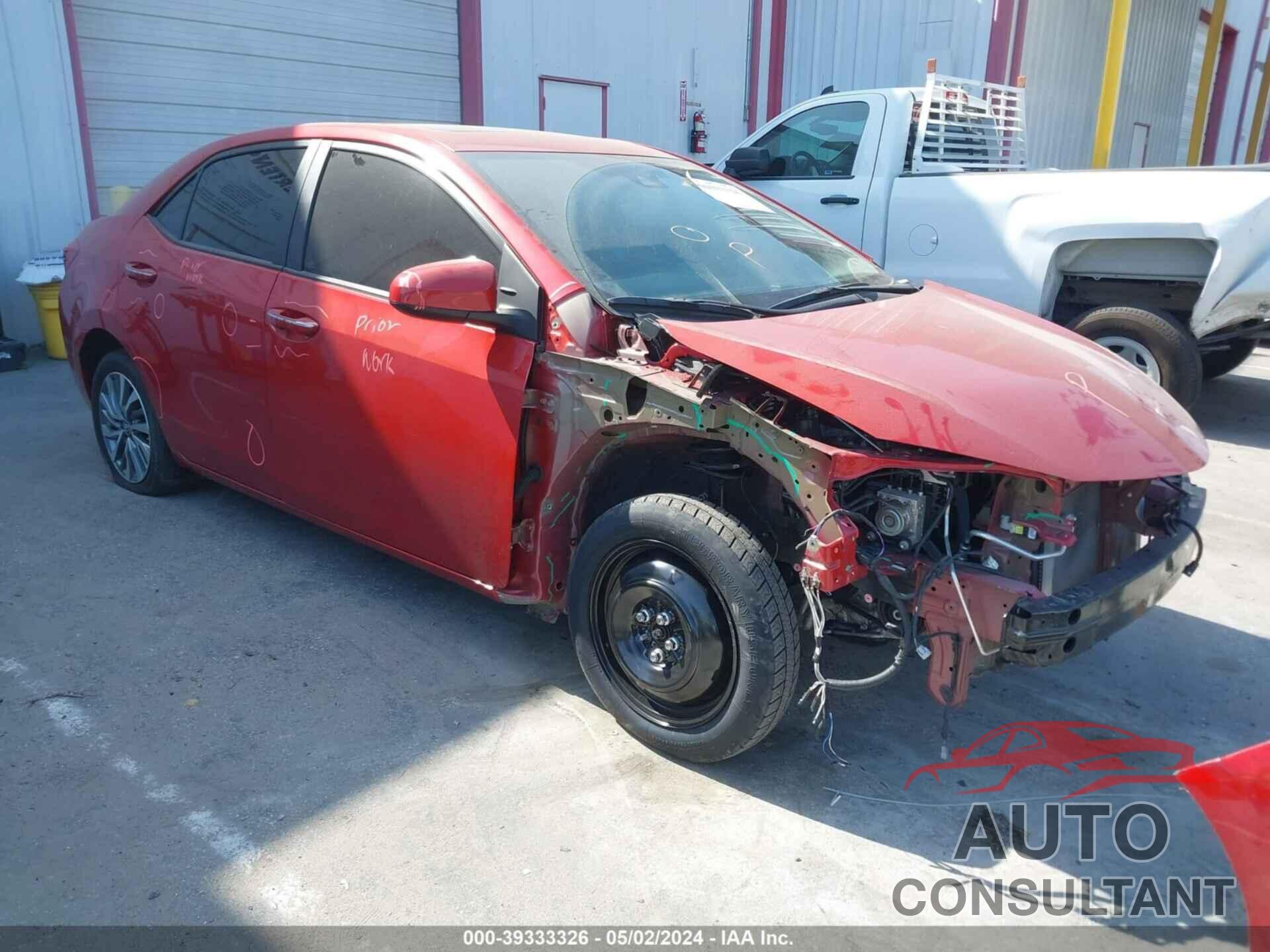 TOYOTA COROLLA 2019 - 5YFBURHE7KP911338