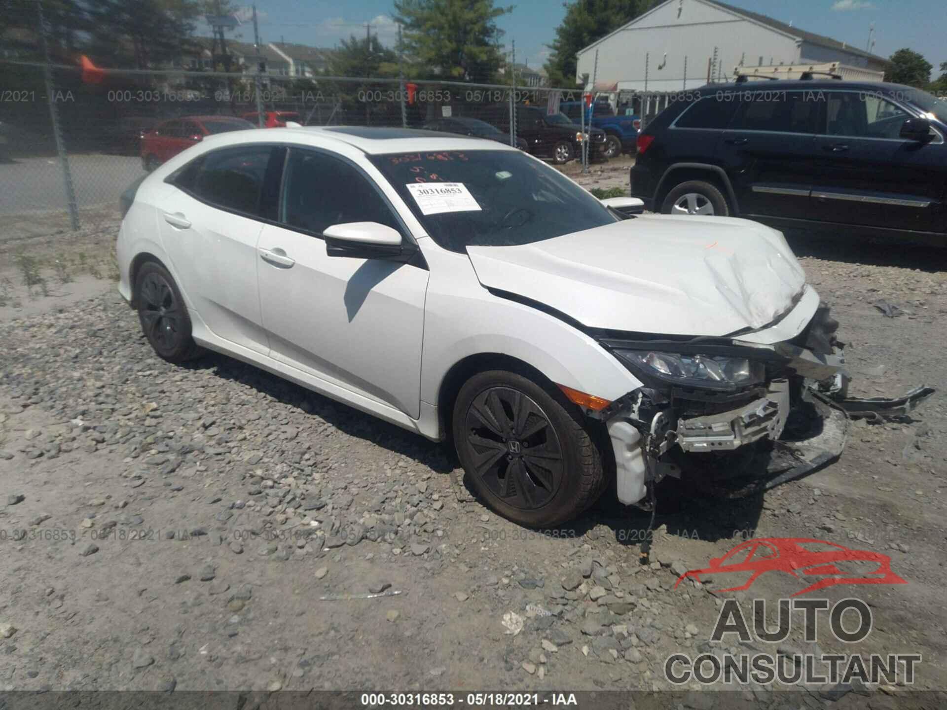 HONDA CIVIC HATCHBACK 2017 - SHHFK7H54HU427352