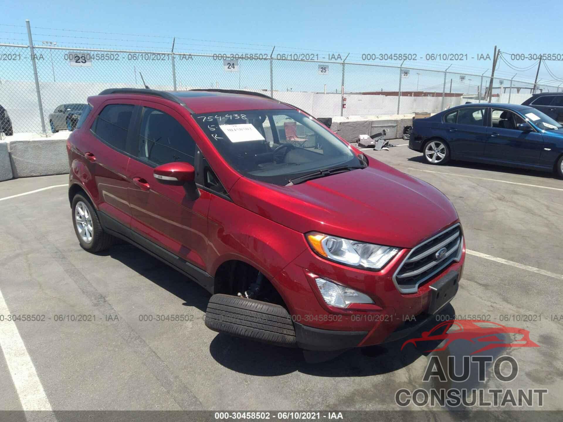 FORD ECOSPORT 2020 - MAJ3S2GE9LC341281