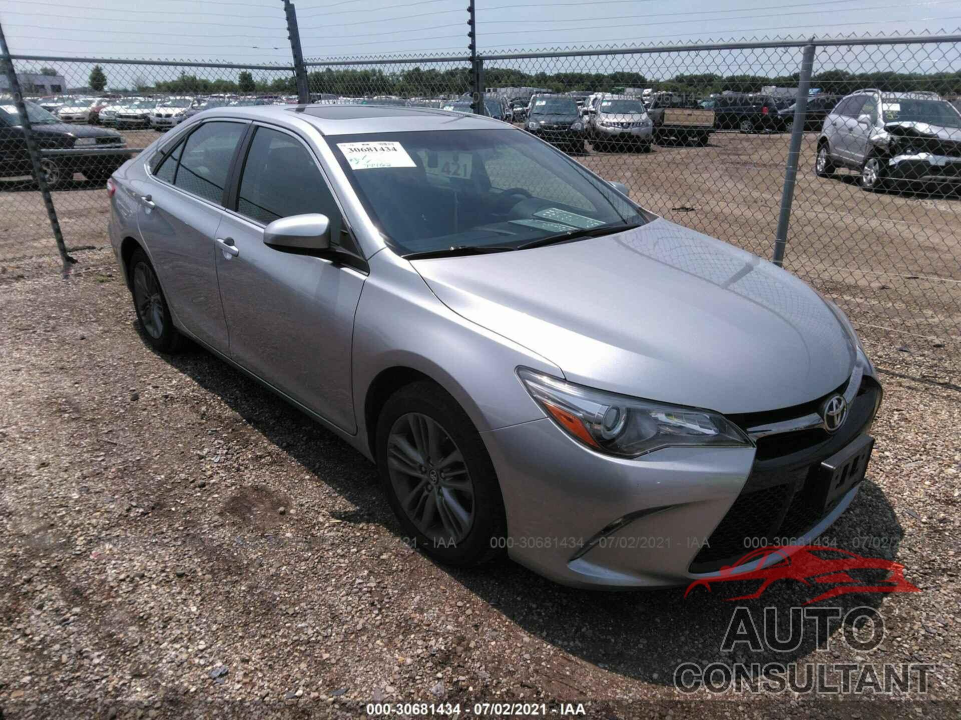 TOYOTA CAMRY 2017 - 4T1BF1FK8HU282930
