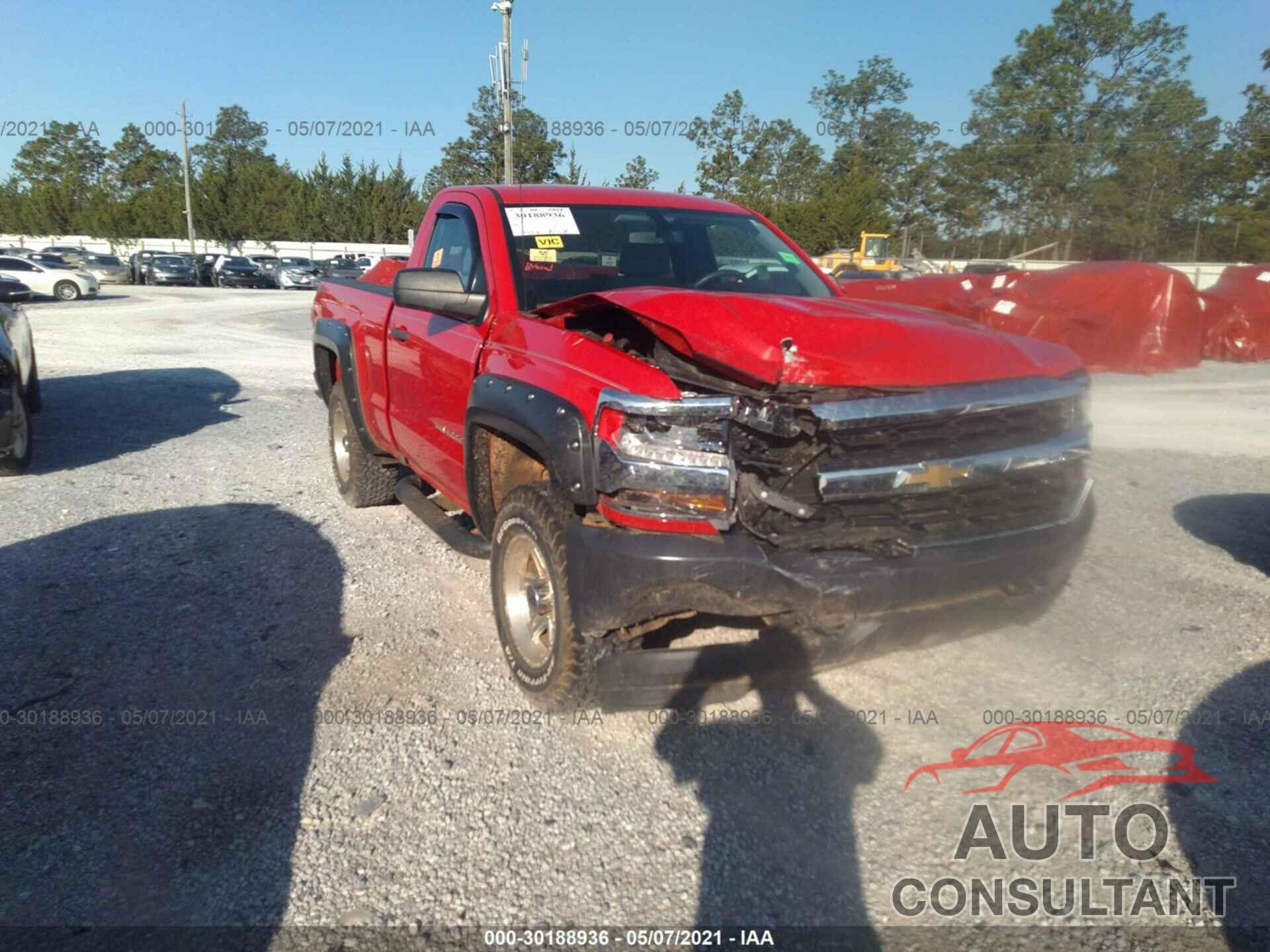 CHEVROLET SILVERADO 1500 2017 - 1GCNKNEC3HZ114288