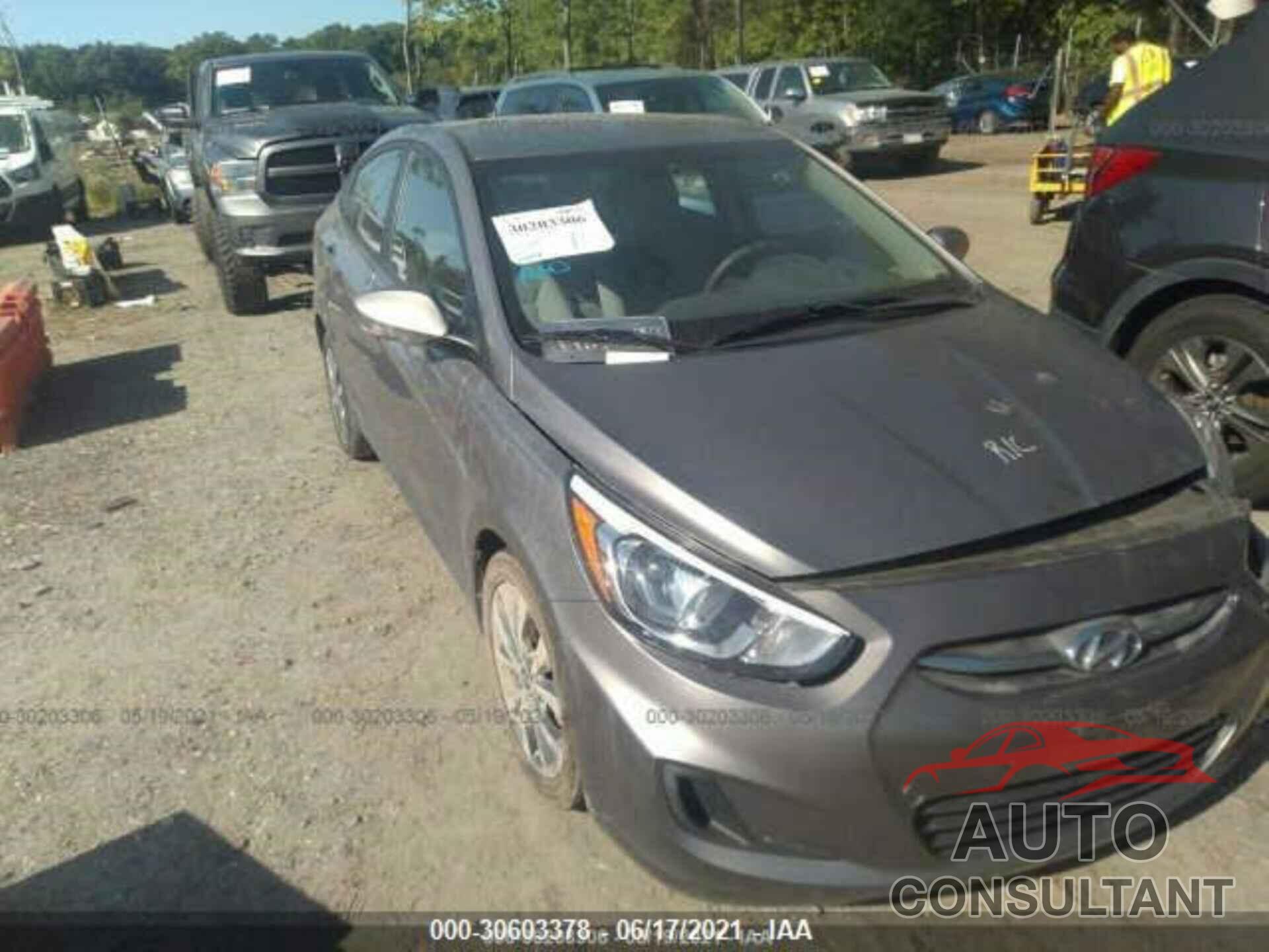 HYUNDAI ACCENT 2017 - KMHCT4AE2HU386748