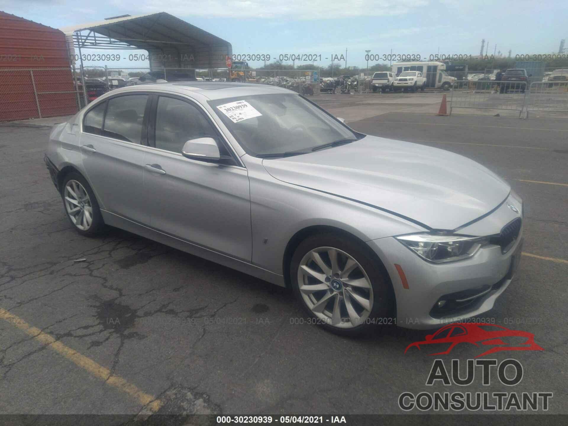BMW 3 SERIES 2017 - WBA8E1C3XHA029198