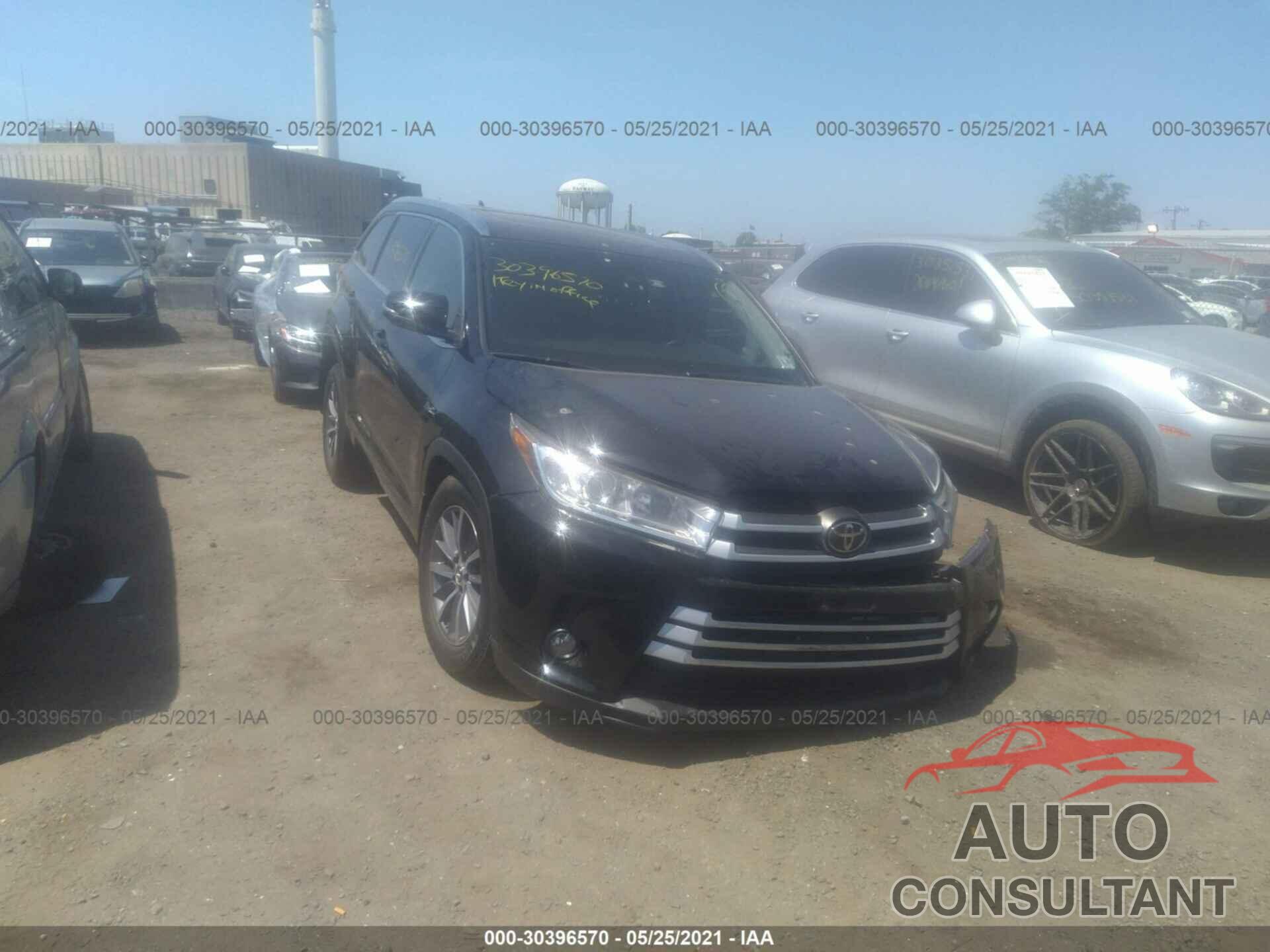 TOYOTA HIGHLANDER 2017 - 5TDJZRFH9HS431229