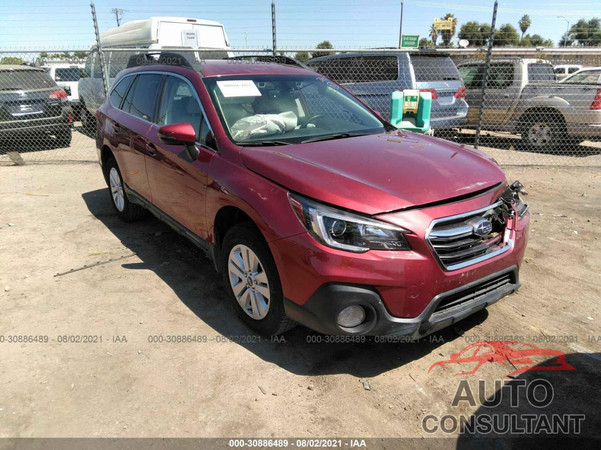SUBARU OUTBACK 2018 - 4S4BSAFCXJ3327611