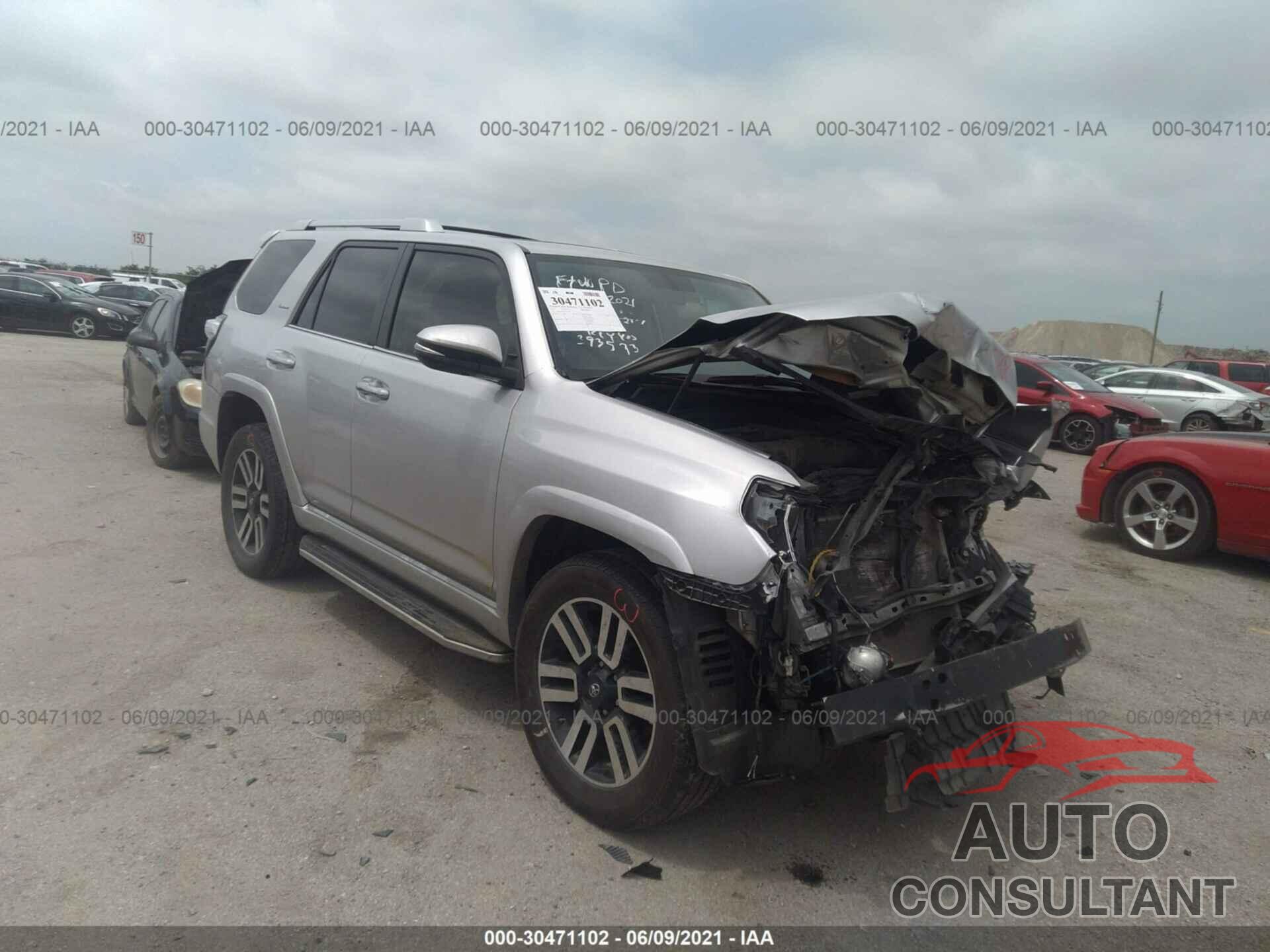 TOYOTA 4RUNNER 2017 - JTEBU5JR5H5443682