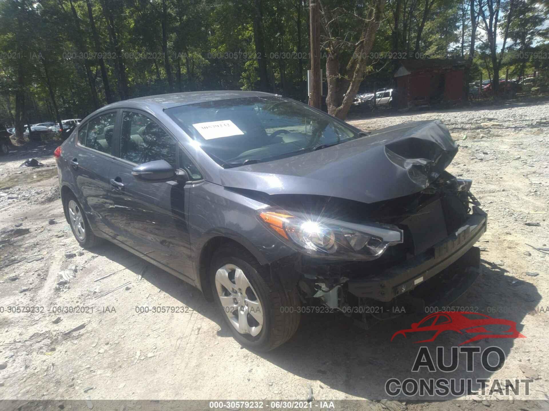 KIA FORTE 2016 - KNAFX4A64G5552448