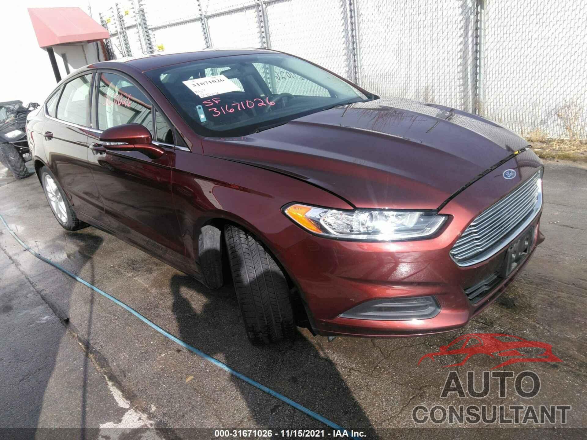 FORD FUSION 2016 - 3FA6P0H76GR245215