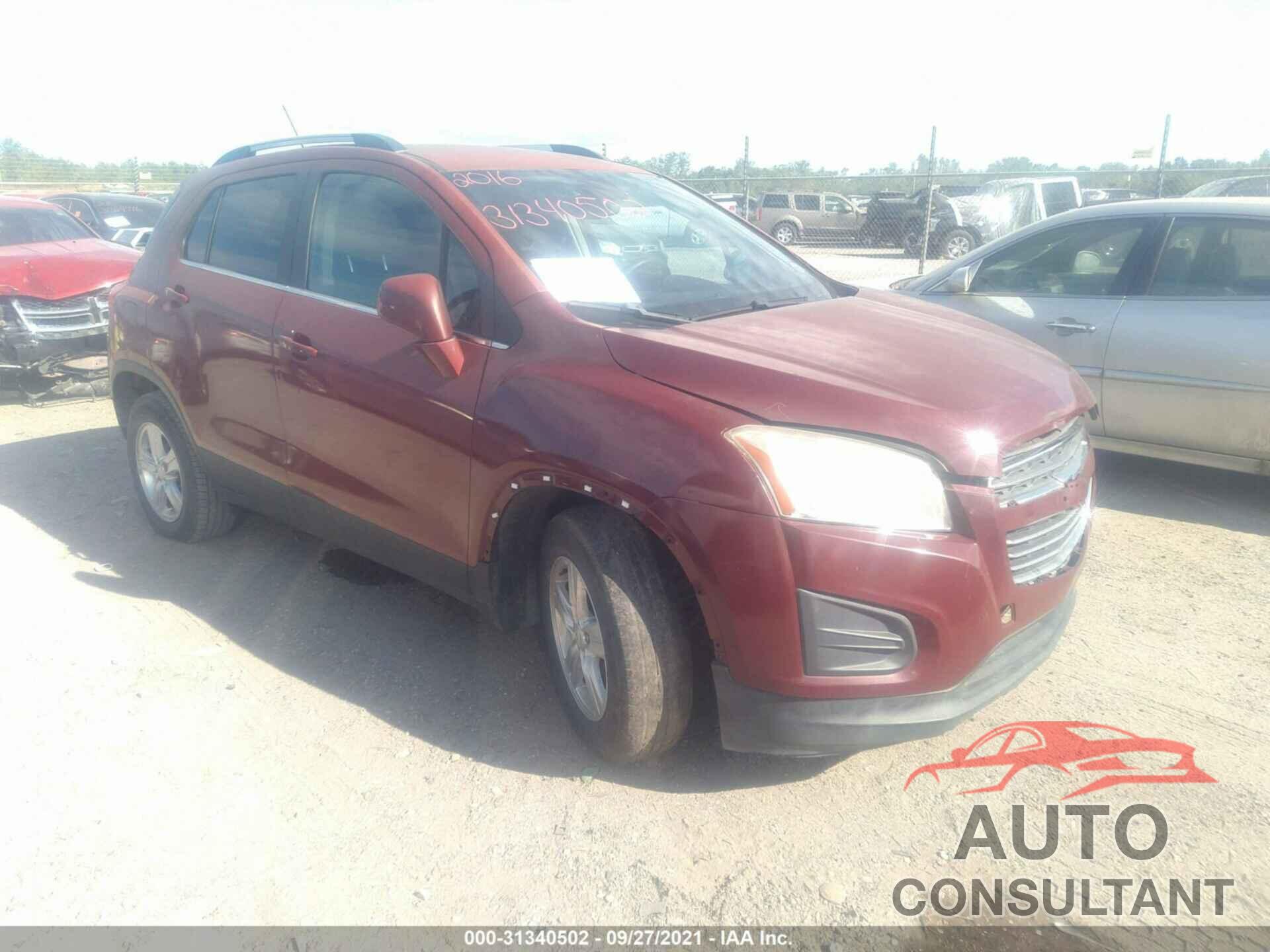 CHEVROLET TRAX 2016 - 3GNCJLSB5GL228297