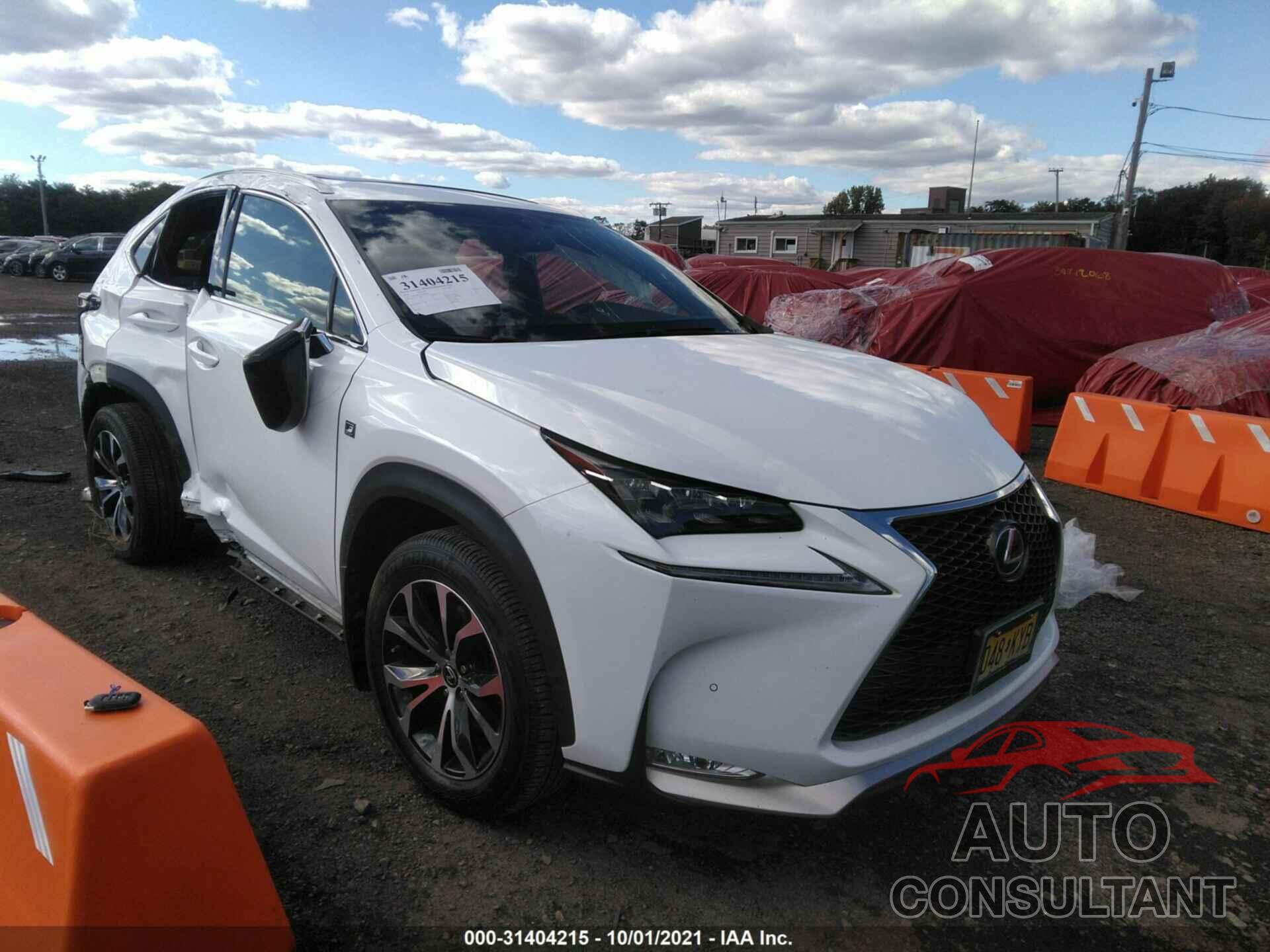 LEXUS NX 200T 2016 - JTJBARBZ2G2065823