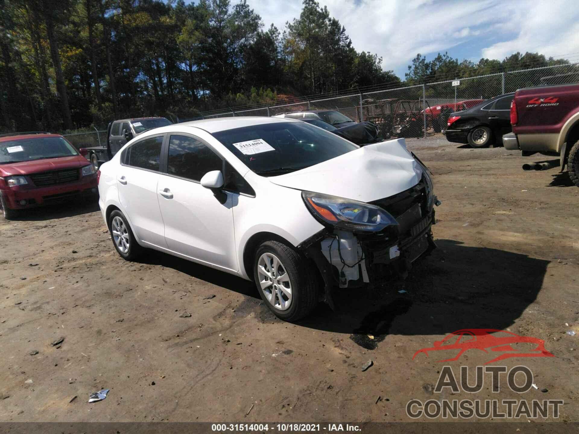 KIA RIO 2017 - KNADM4A36H6108280