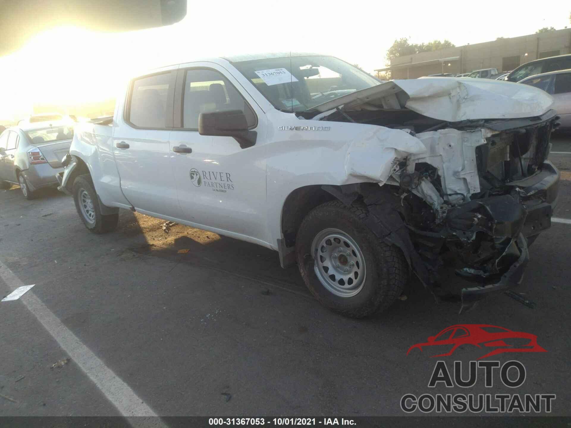CHEVROLET SILVERADO 1500 2021 - 3GCUYAEF0MG228370
