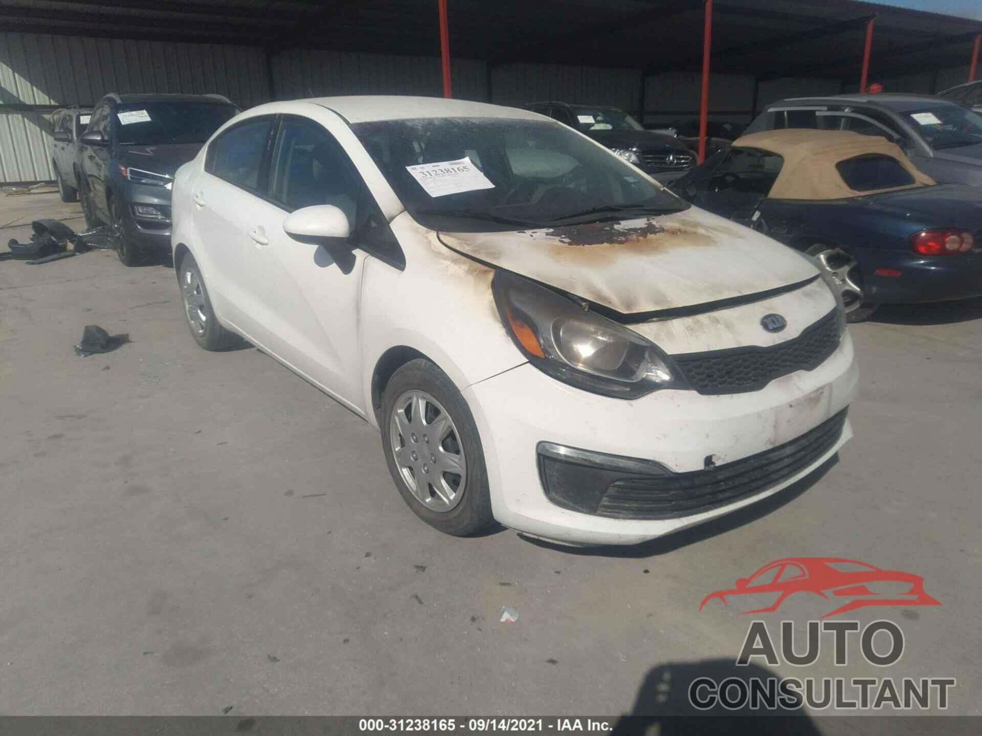 KIA RIO 2016 - KNADM4A34G6557486