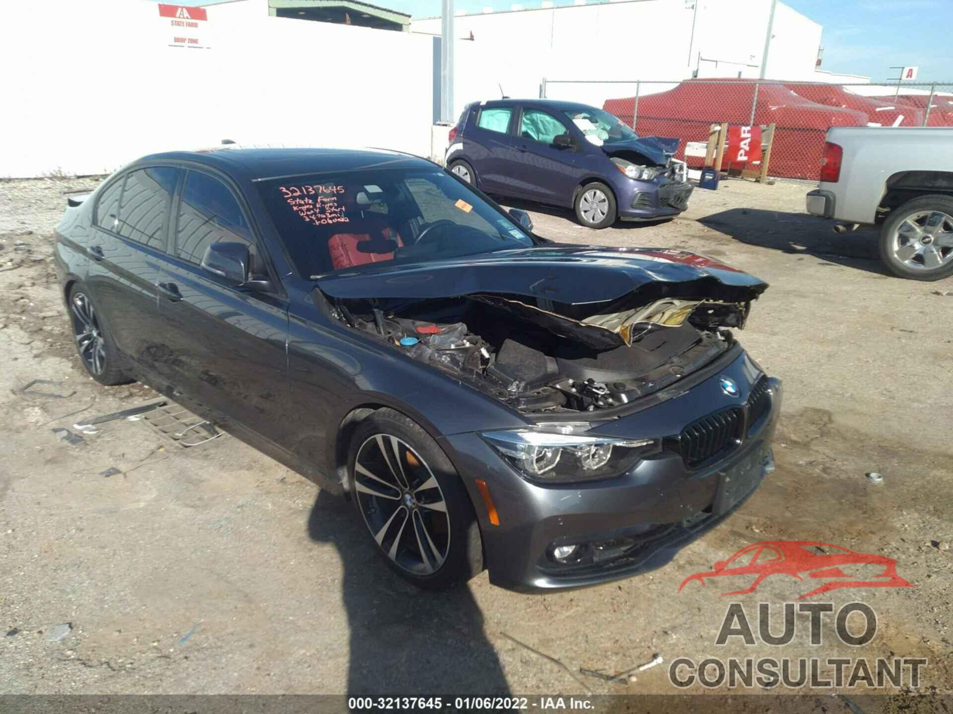 BMW 3 SERIES 2018 - WBA8B9G57JNU97858