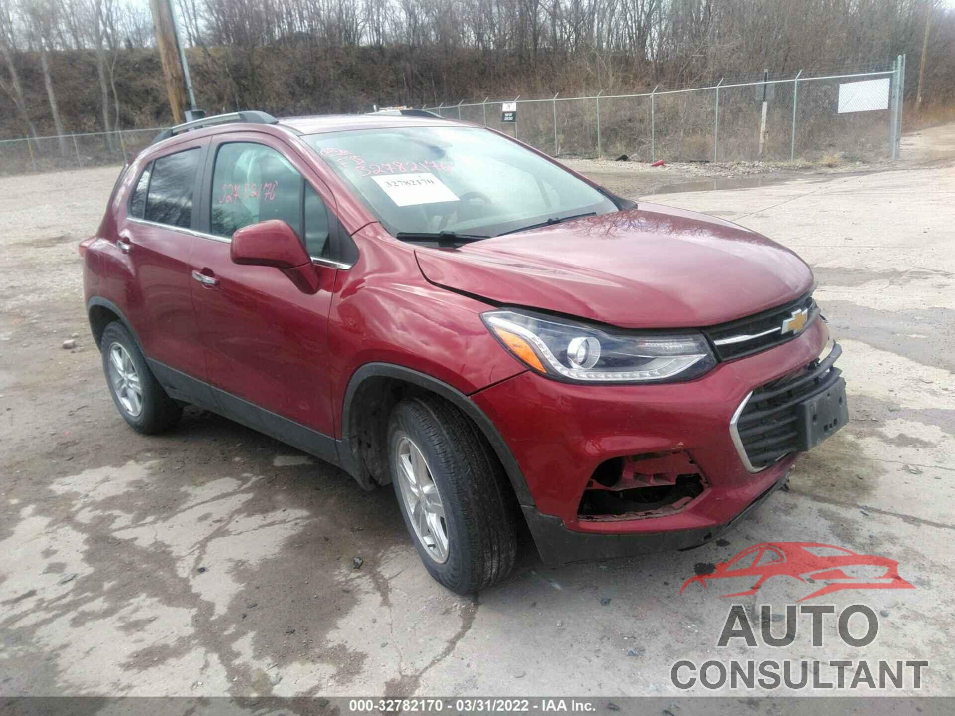 CHEVROLET TRAX 2018 - 3GNCJPSB9JL291465