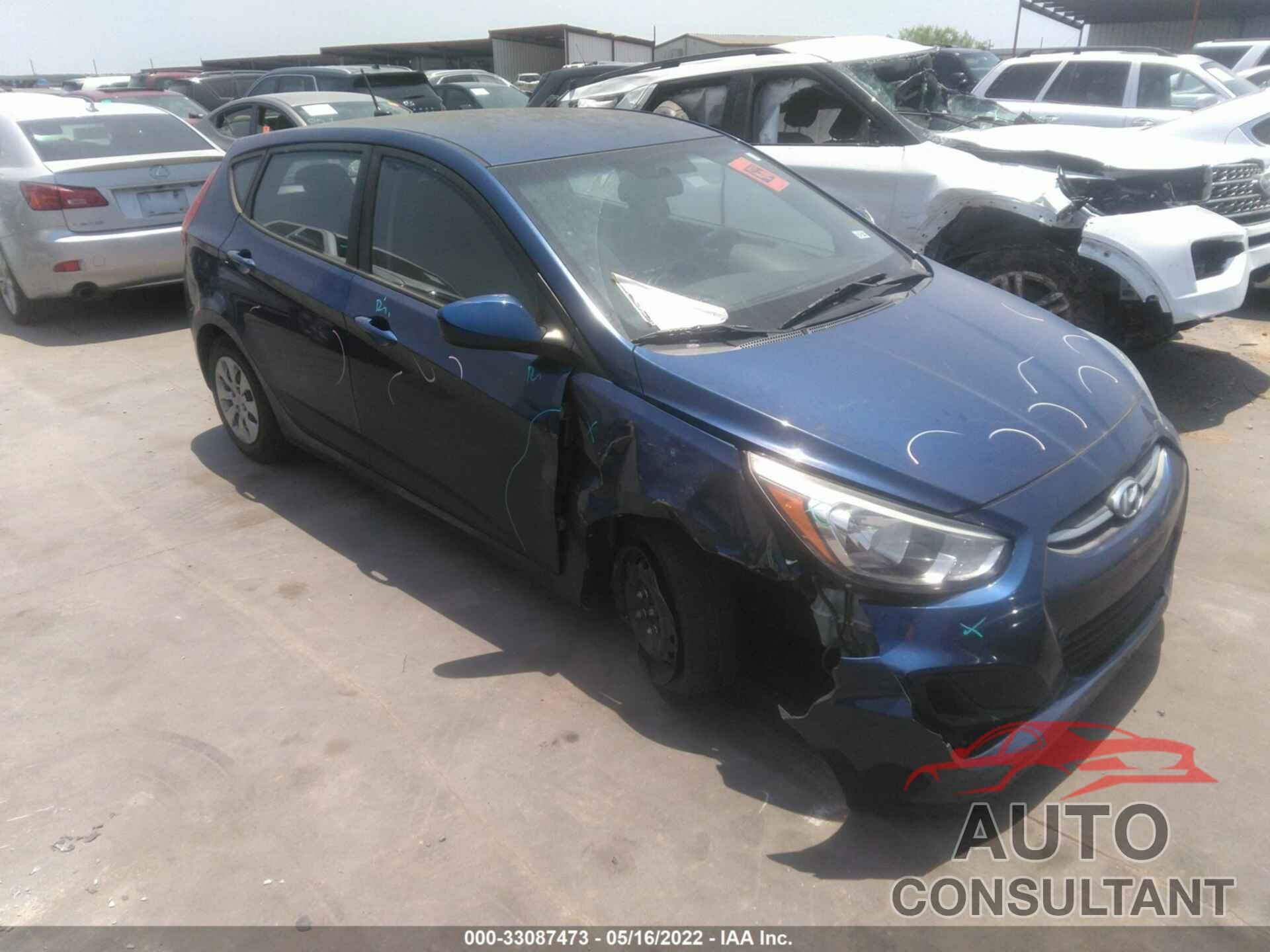 HYUNDAI ACCENT 2016 - KMHCT5AE2GU278537