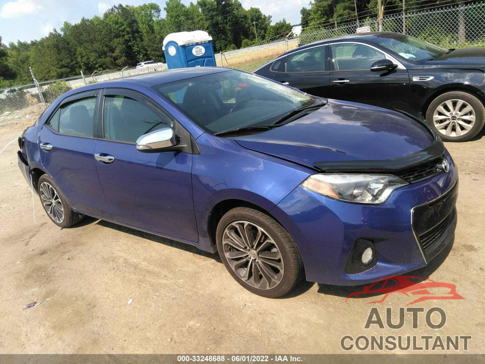 TOYOTA COROLLA 2016 - 2T1BURHE1GC499568