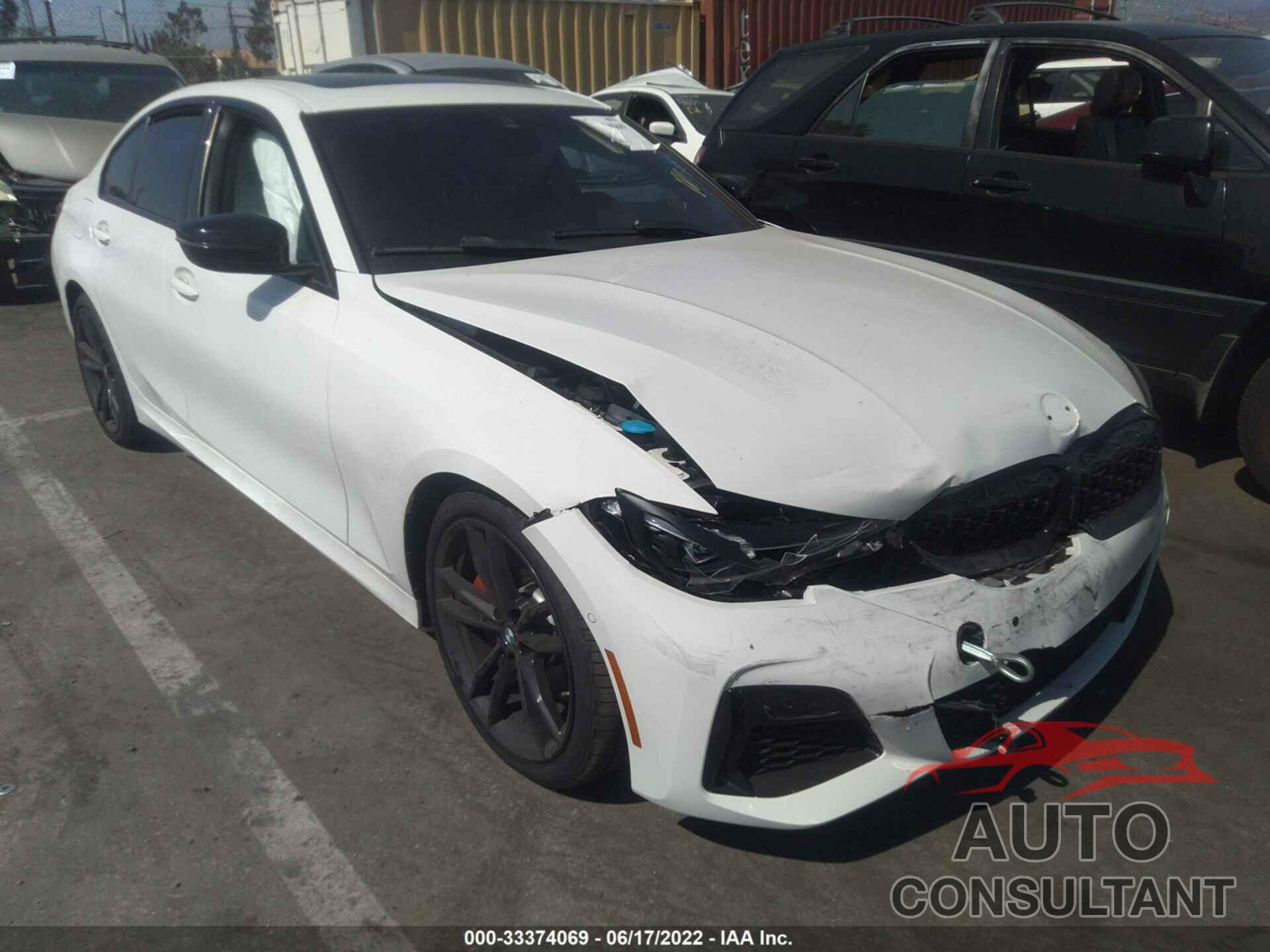 BMW 3 SERIES 2022 - 3MW5U7J00N8C27412