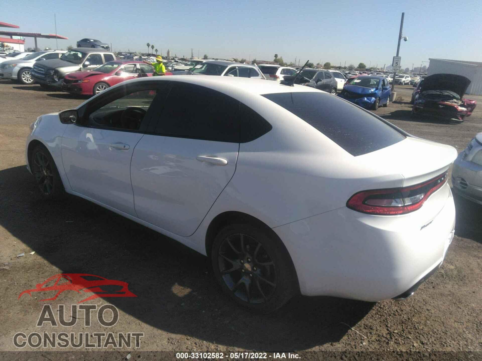 DODGE DART 2016 - 1C3CDFBB7GD592992