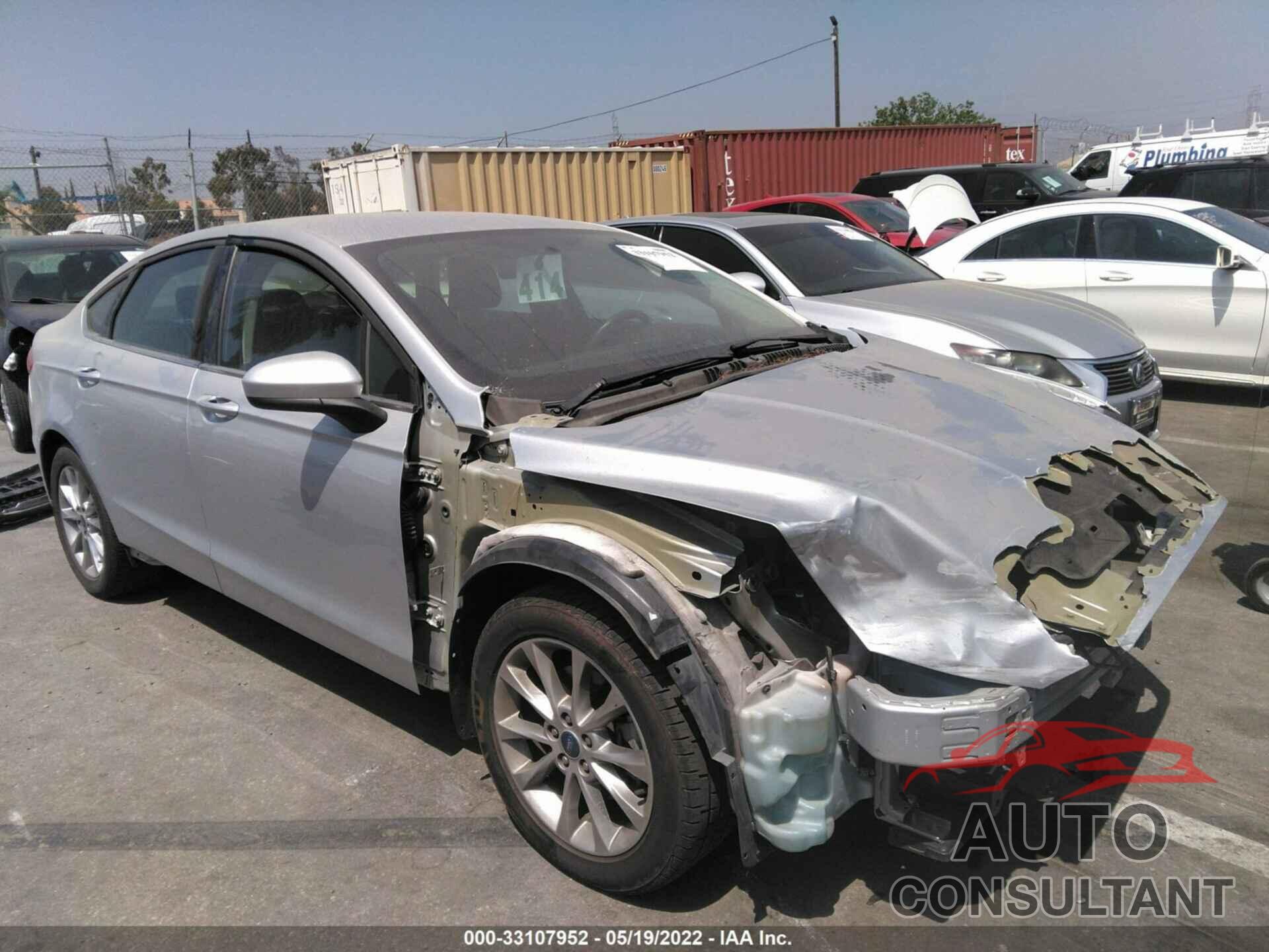 FORD FUSION 2017 - 3FA6P0H7XHR242481