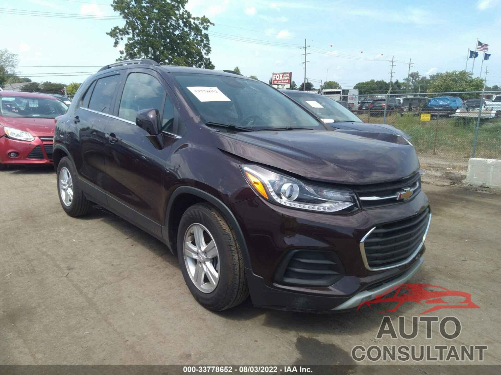 CHEVROLET TRAX 2020 - KL7CJLSB1LB338913