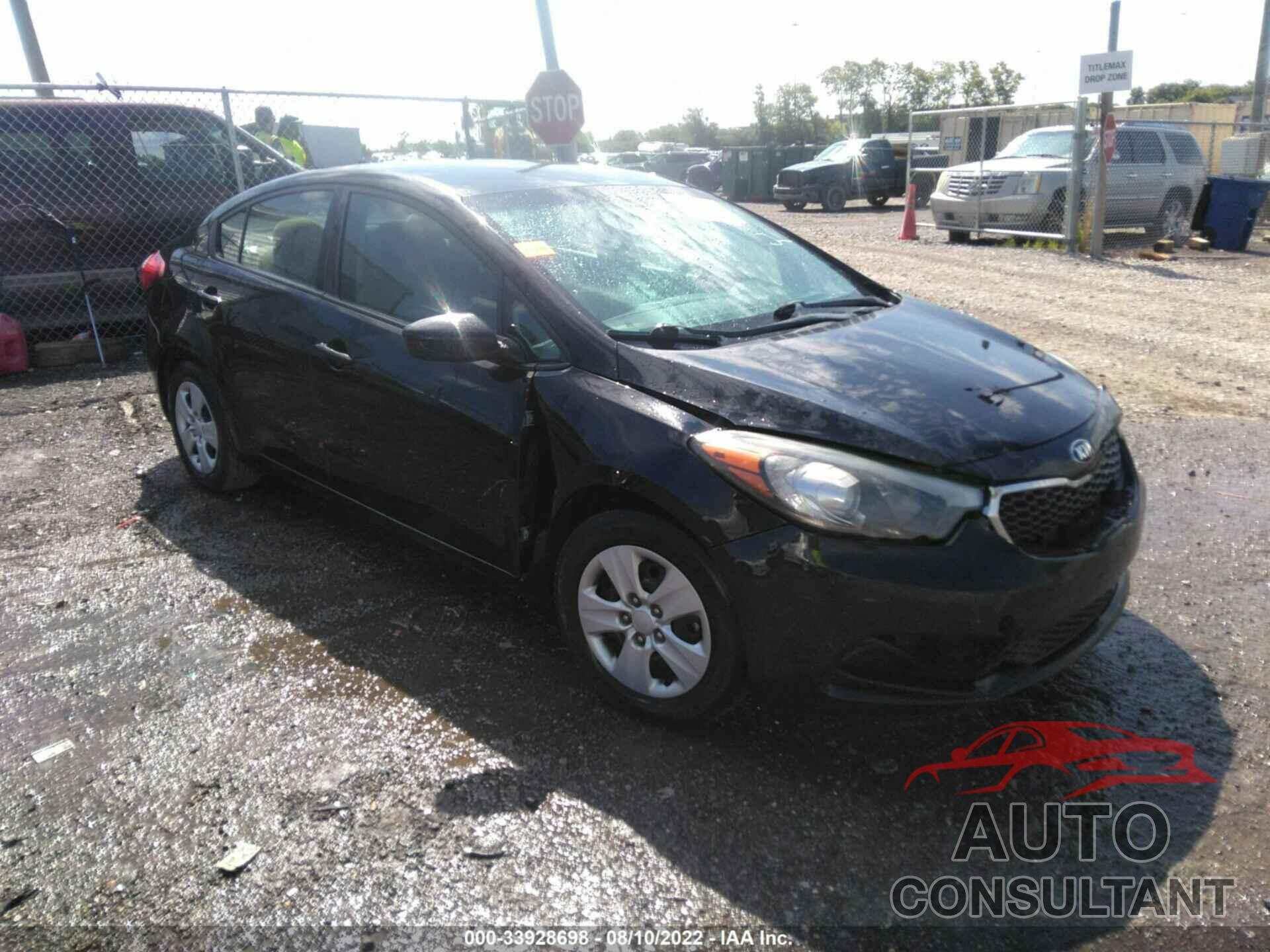 KIA FORTE 2016 - KNAFK4A69G5522604