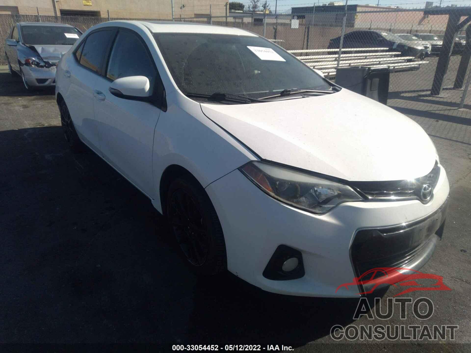 TOYOTA COROLLA 2016 - 2T1BURHE5GC540588