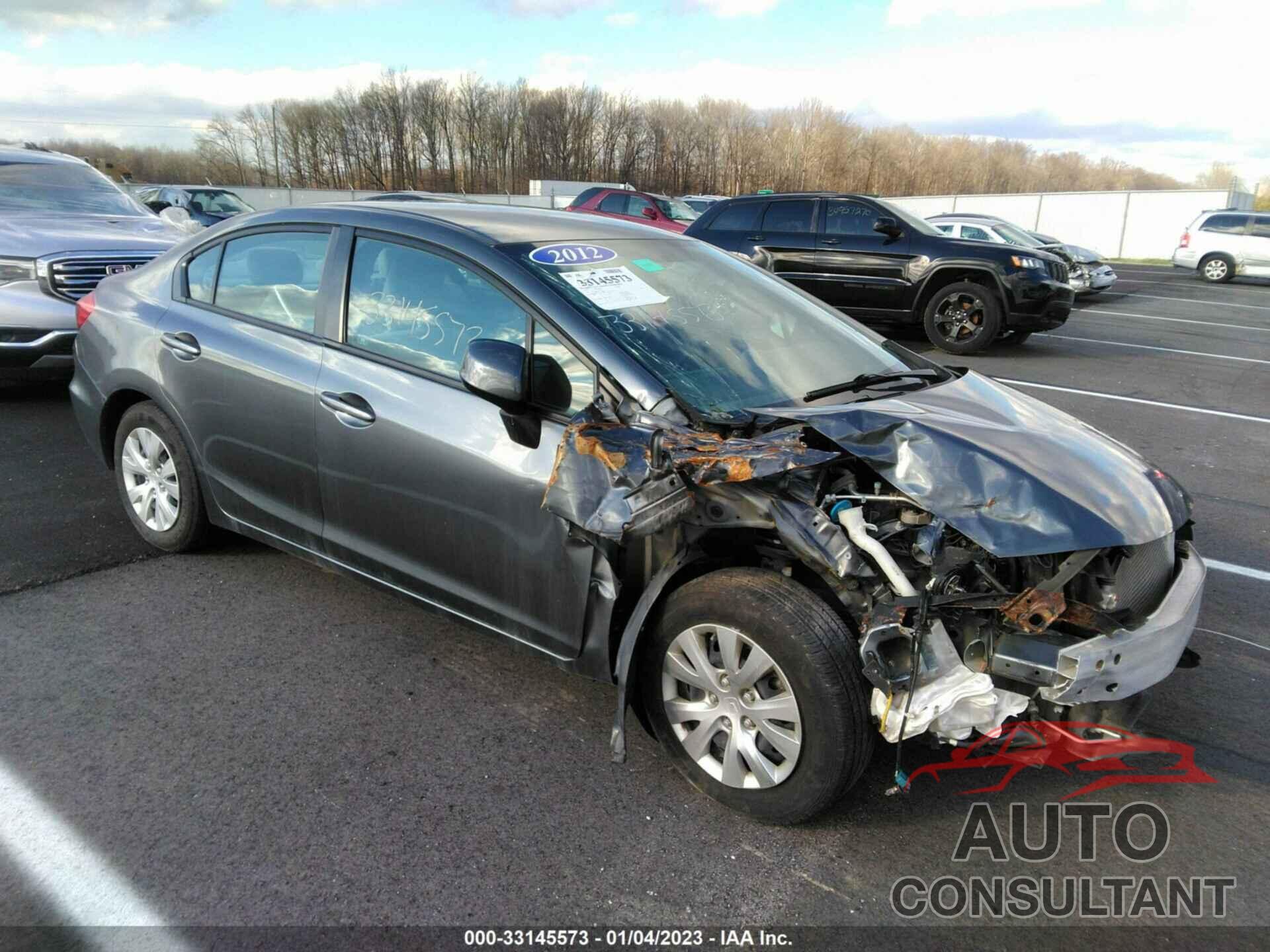 HONDA CIVIC 2012 - 19XFB2F50CE391374