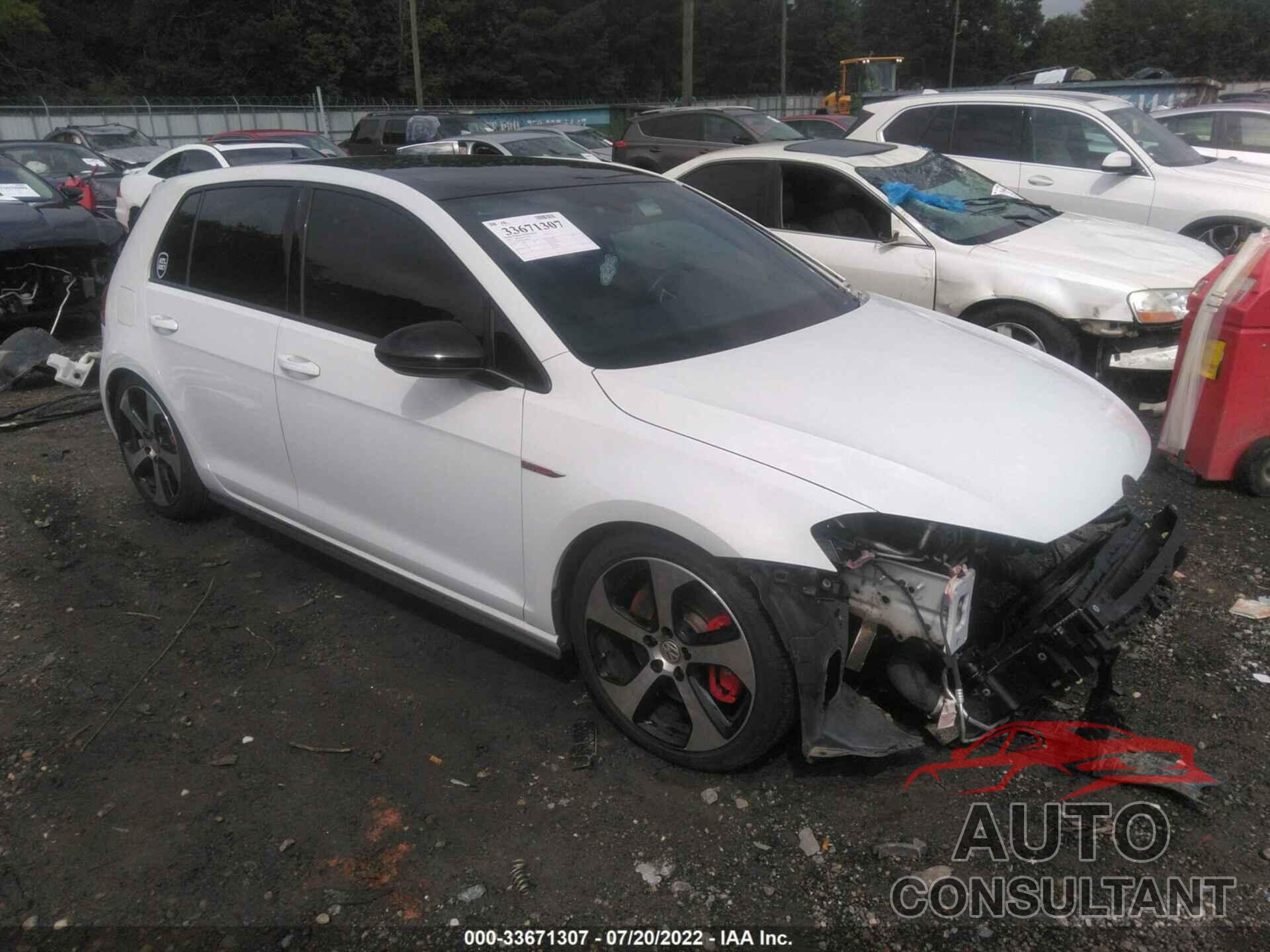 VOLKSWAGEN GOLF GTI 2017 - 3VW447AU0HM060592